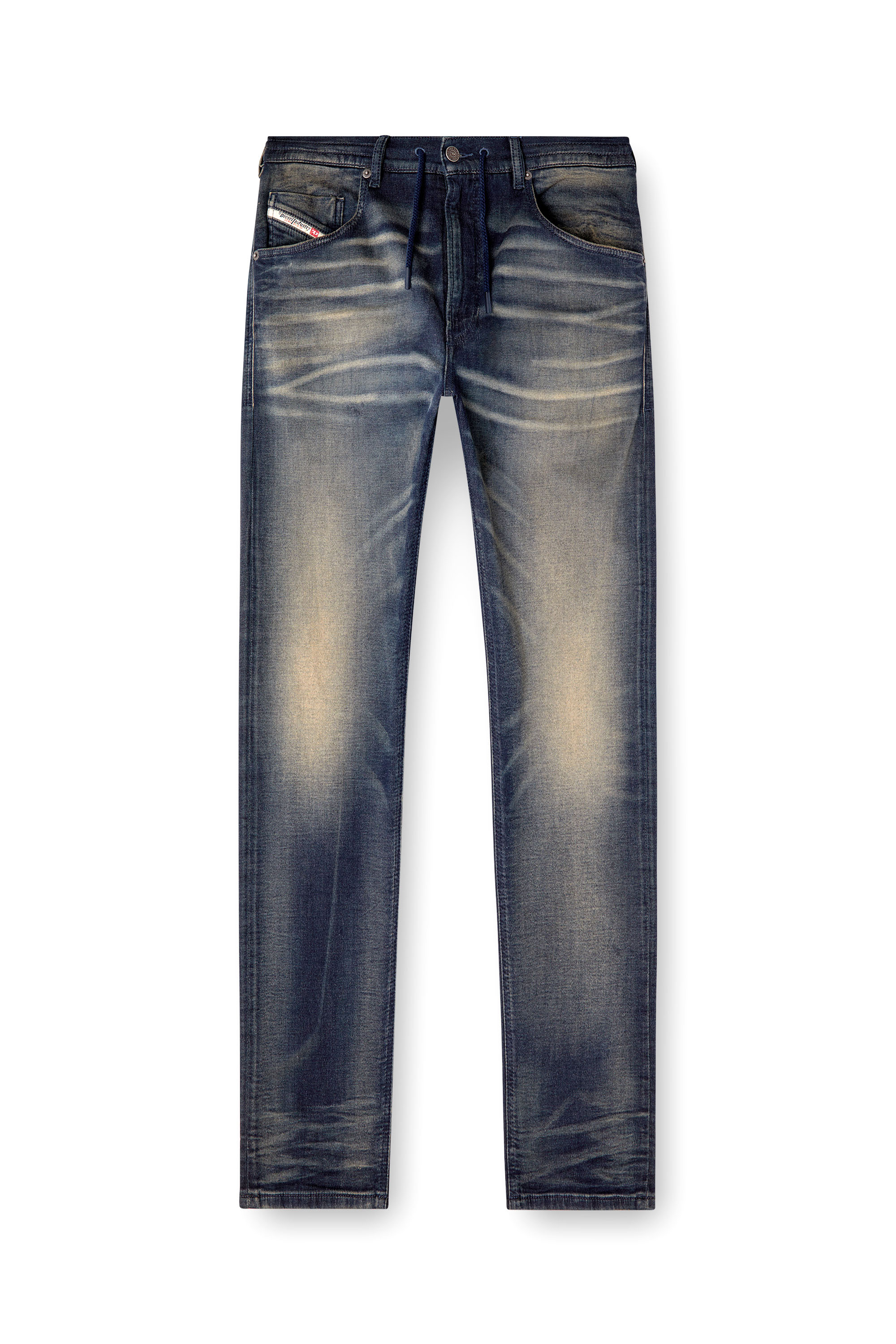 Diesel - Regular 2030 D-Krooley Joggjeans® 068PM Homme, Bleu Foncé - Image 3