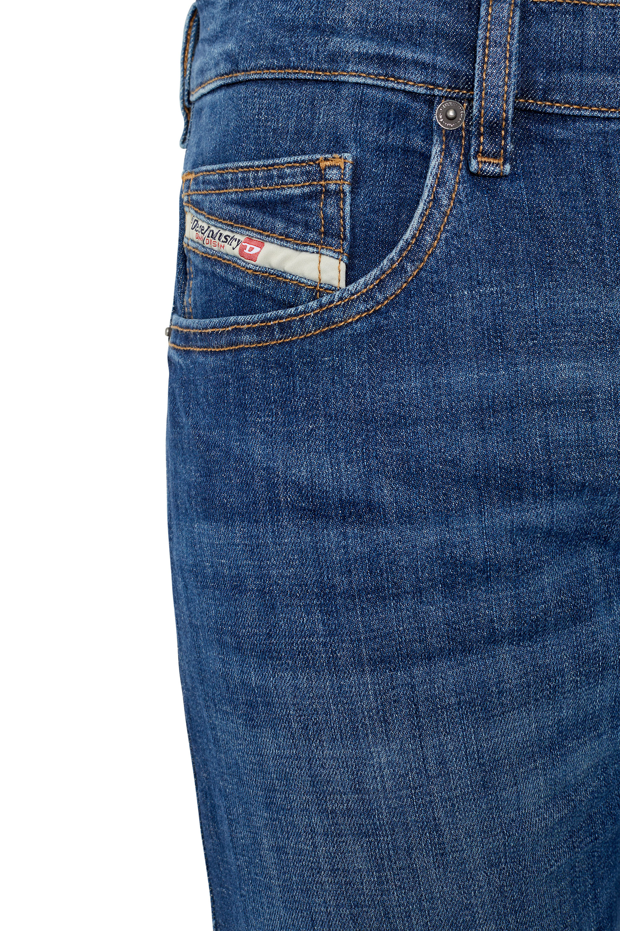 Diesel - D-Luster 0IHAR Slim Jeans, Dark Blue - Image 5
