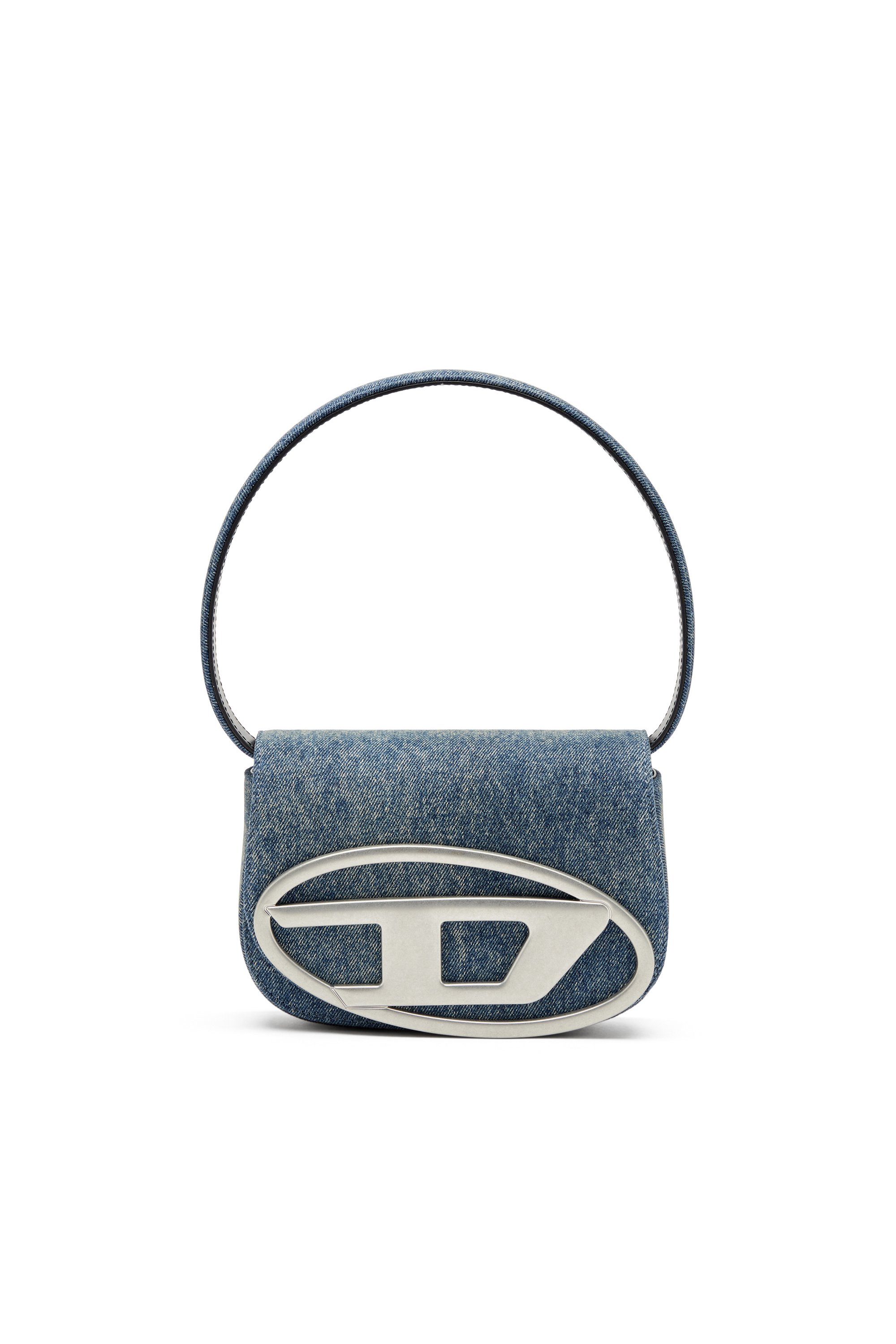 Diesel - 1DR, Female's 1DR-Iconic shoulder bag in solarised denim in Blue - 1