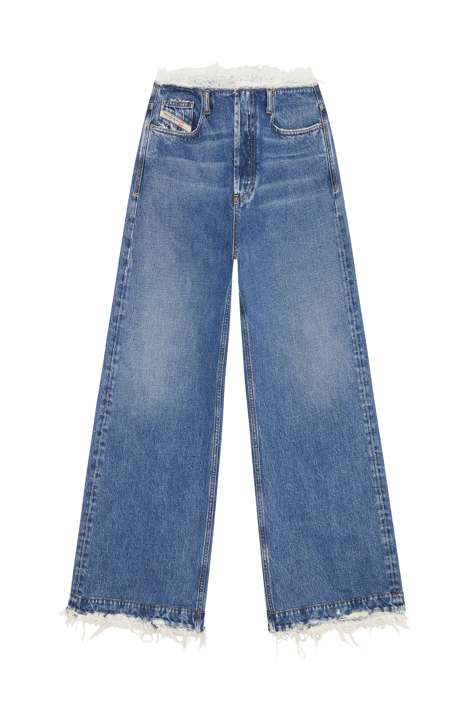 Diesel - D-Sire 007I2 Straight Jeans, Bleu Foncé - Image 3