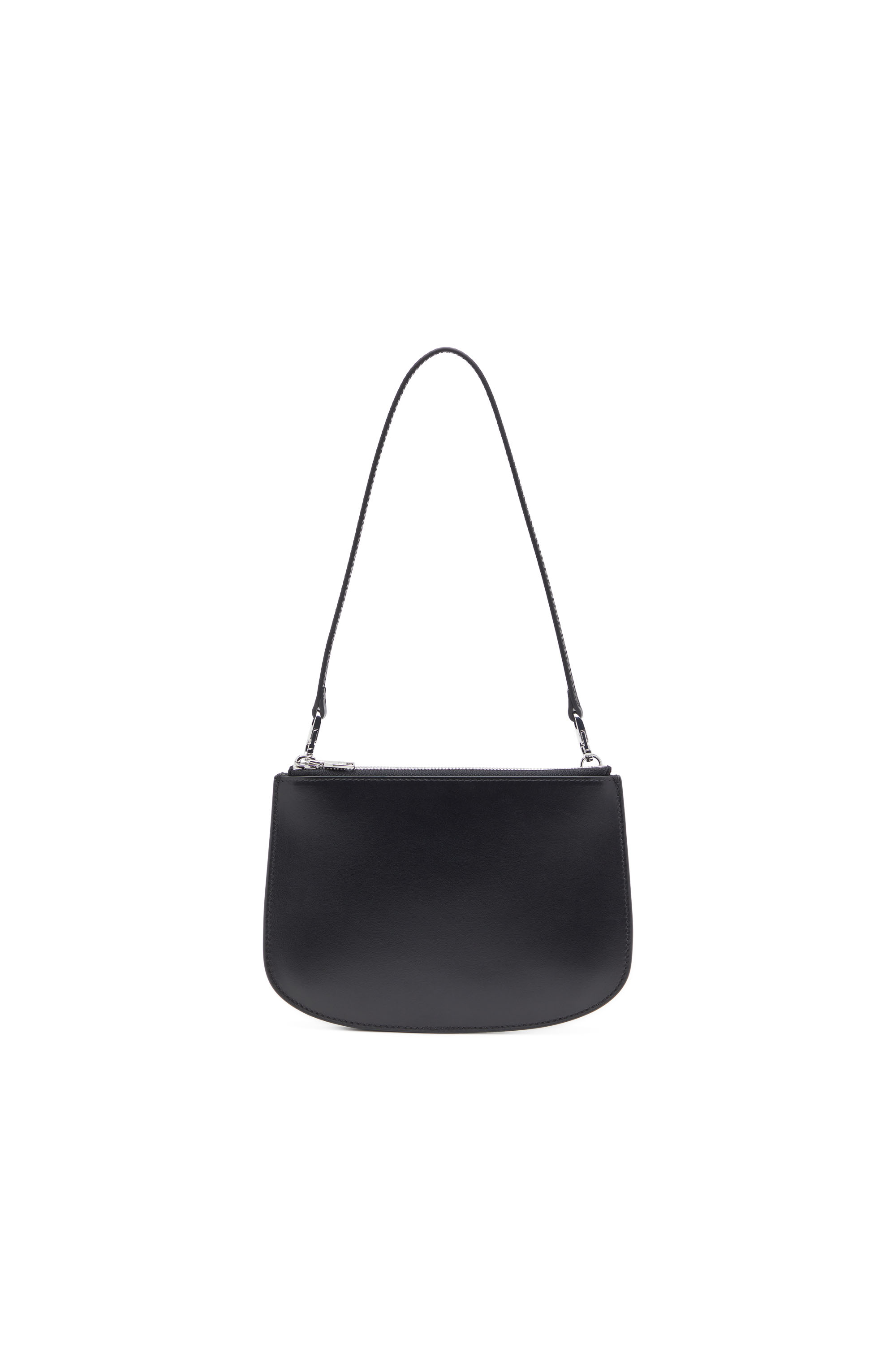 Diesel - 1DR TWIN, Female's 1DR Twin-Double-pouch shoulder bag in printed leather in Black - 2