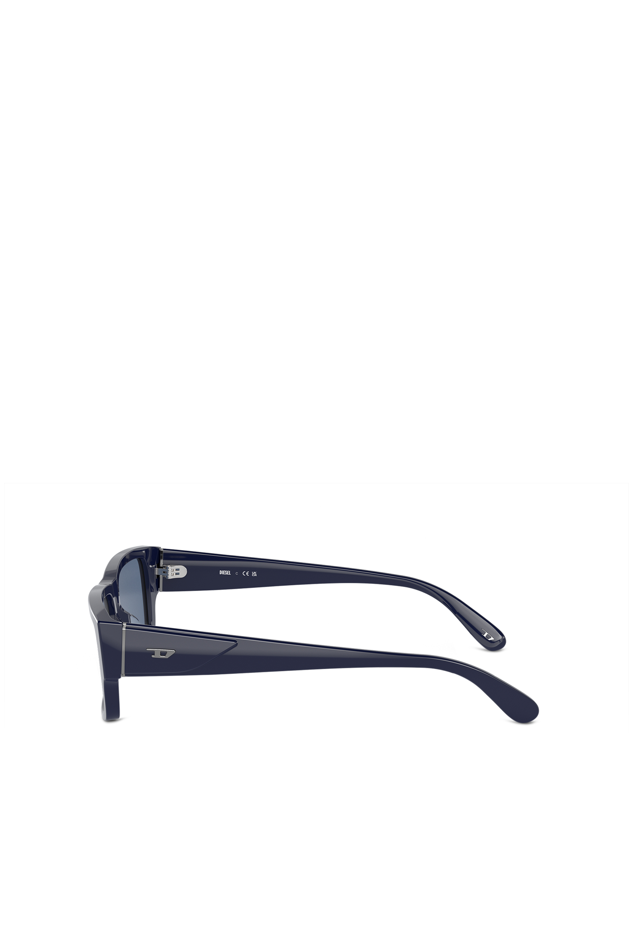 Diesel - 0DL2003, Male Rectangle sunglasses in Blue - Image 2