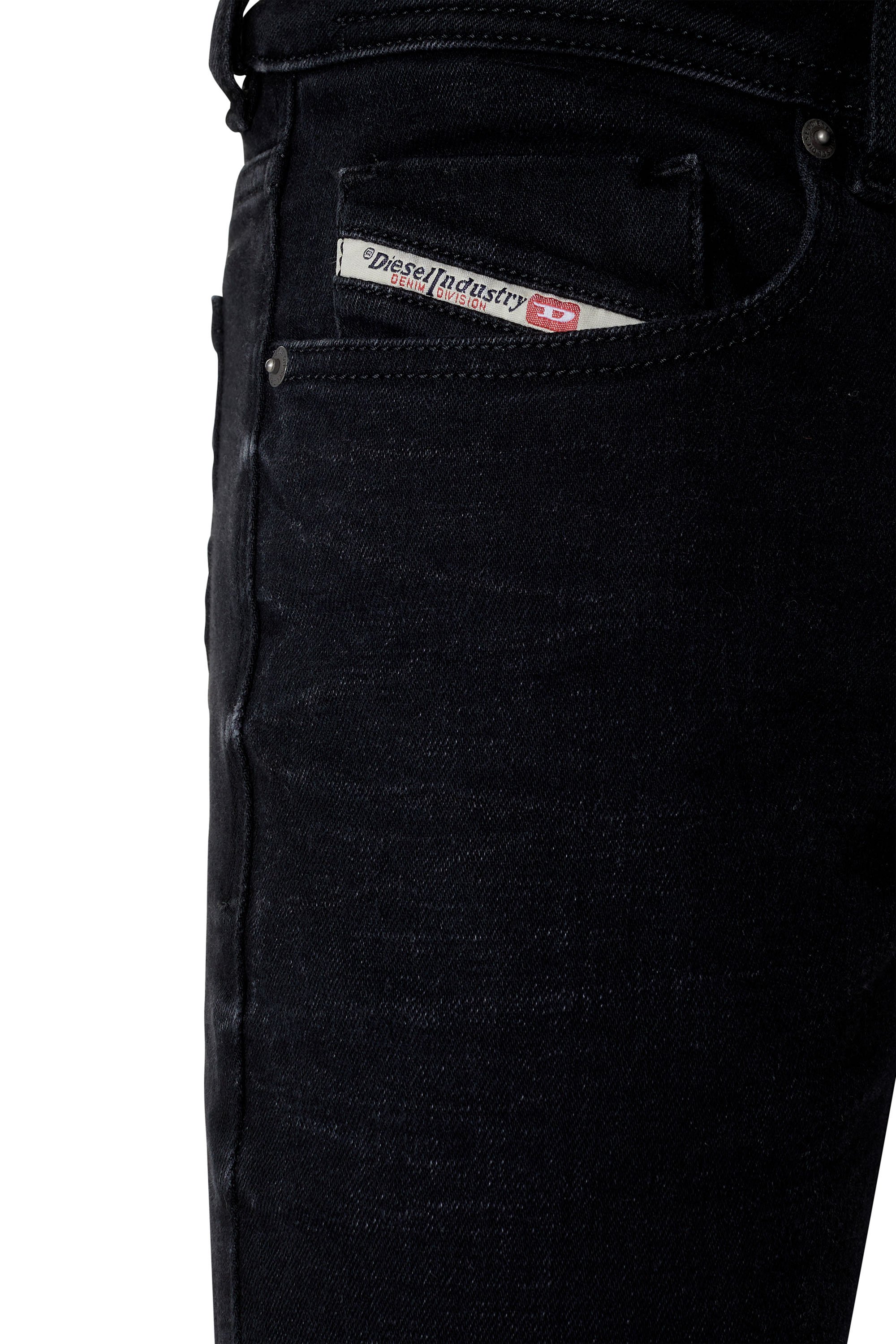 Diesel - 1979 SLEENKER 09D41 Skinny Jeans, Black/Dark Grey - Image 5