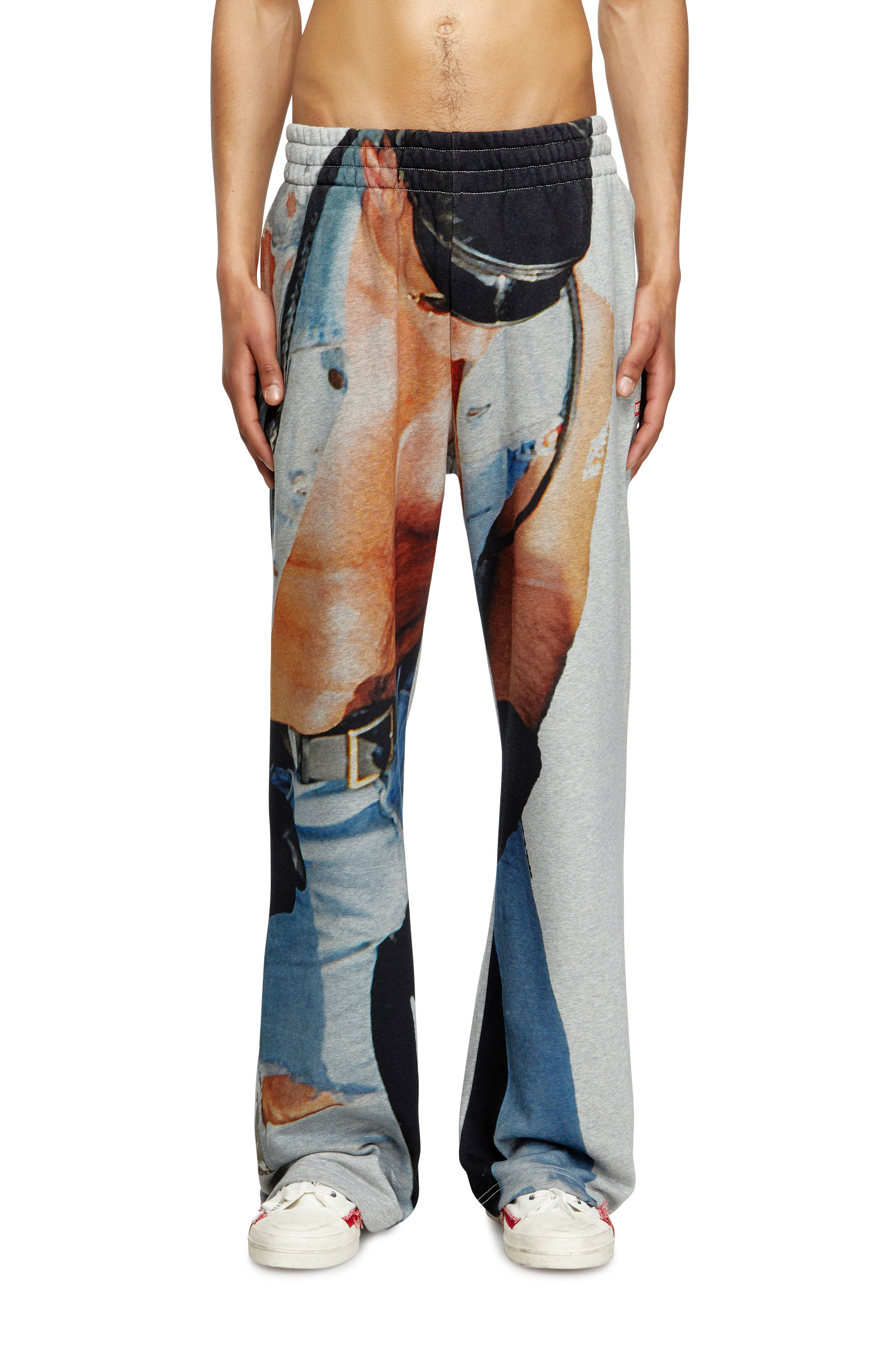 Diesel - PR-P-MARTAINS-TOM25, Unisex's Sweatpants with graphic print in Grey - 2