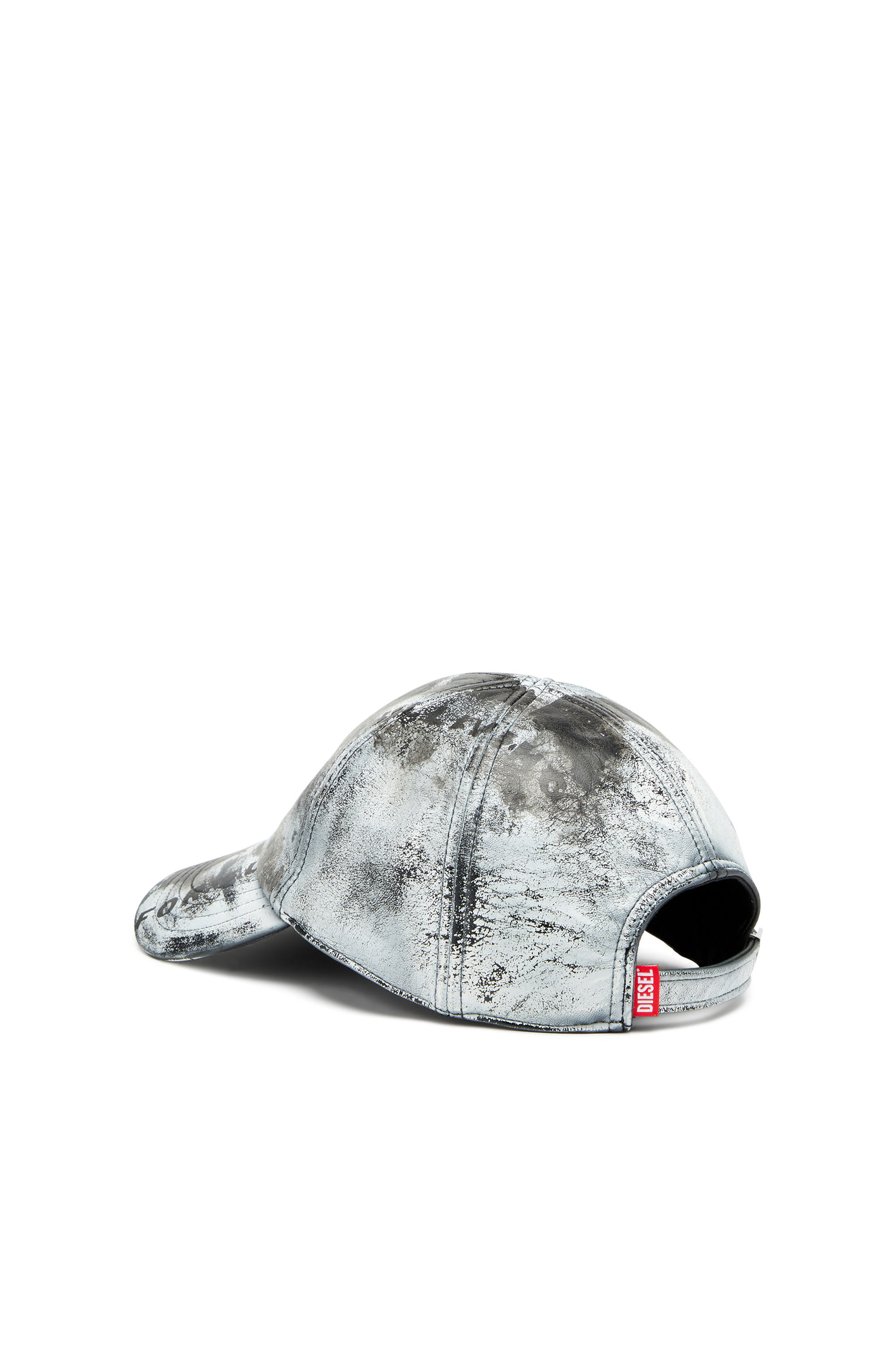 Diesel - C-BOYD, Male Baseball cap in treated leather in Multicolor - Image 2