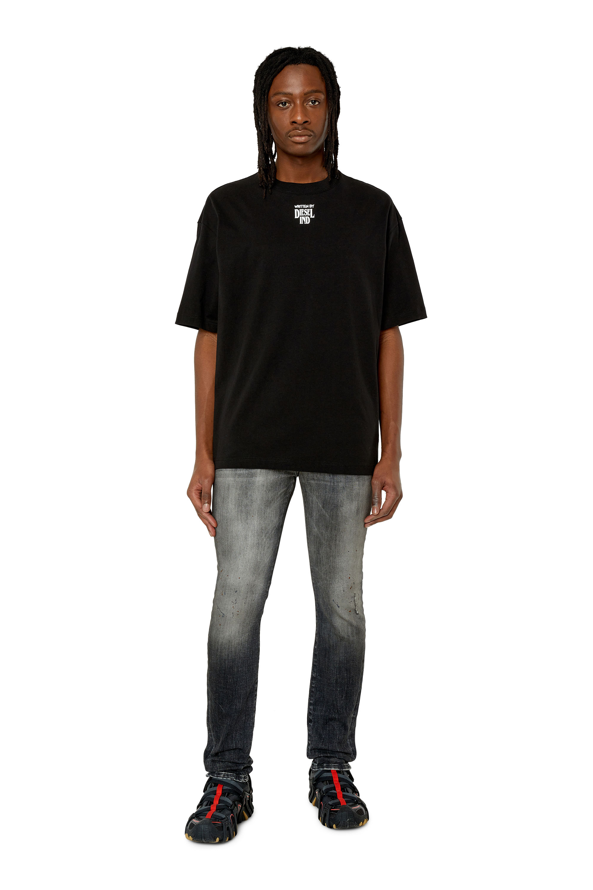 1983 D-Amny Man: skinny Black/Dark grey Jeans | Diesel