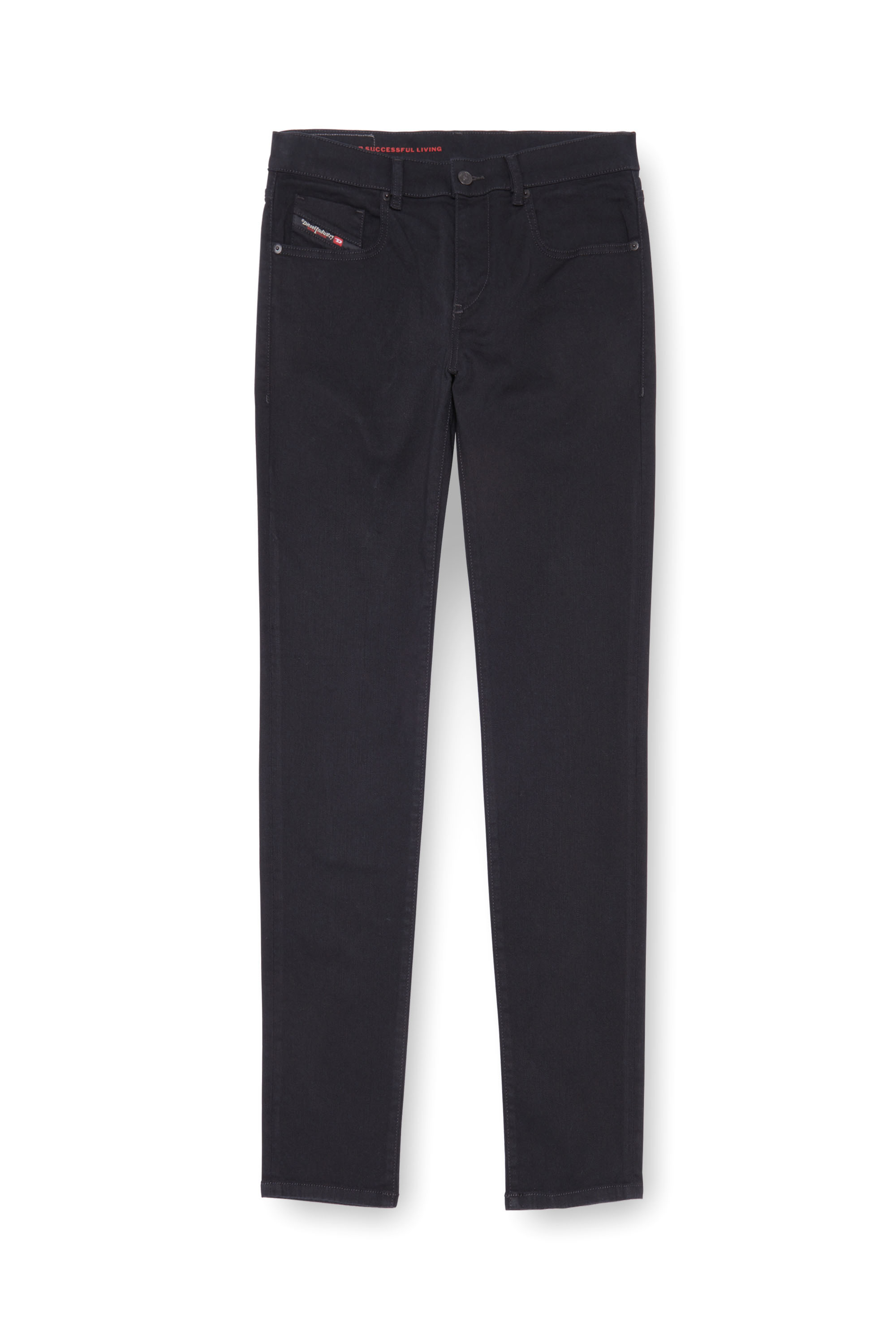 Diesel - Male Slim Jeans 2019 D-Strukt 069YP, Black/Dark Grey - Image 3