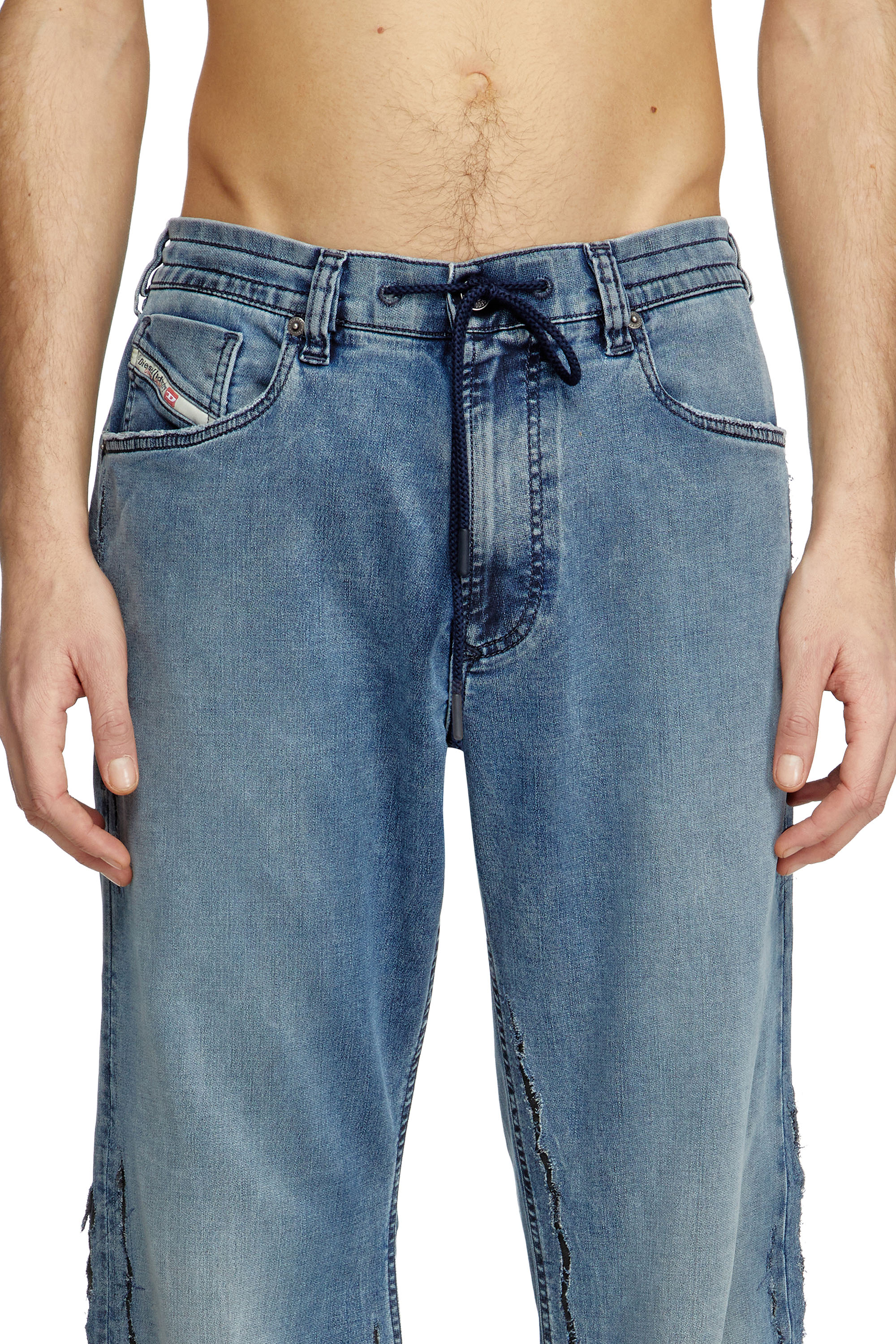 Diesel - Relaxed 2080 D-Reel Joggjeans® 09K64 Homme, Bleu moyen - Image 5