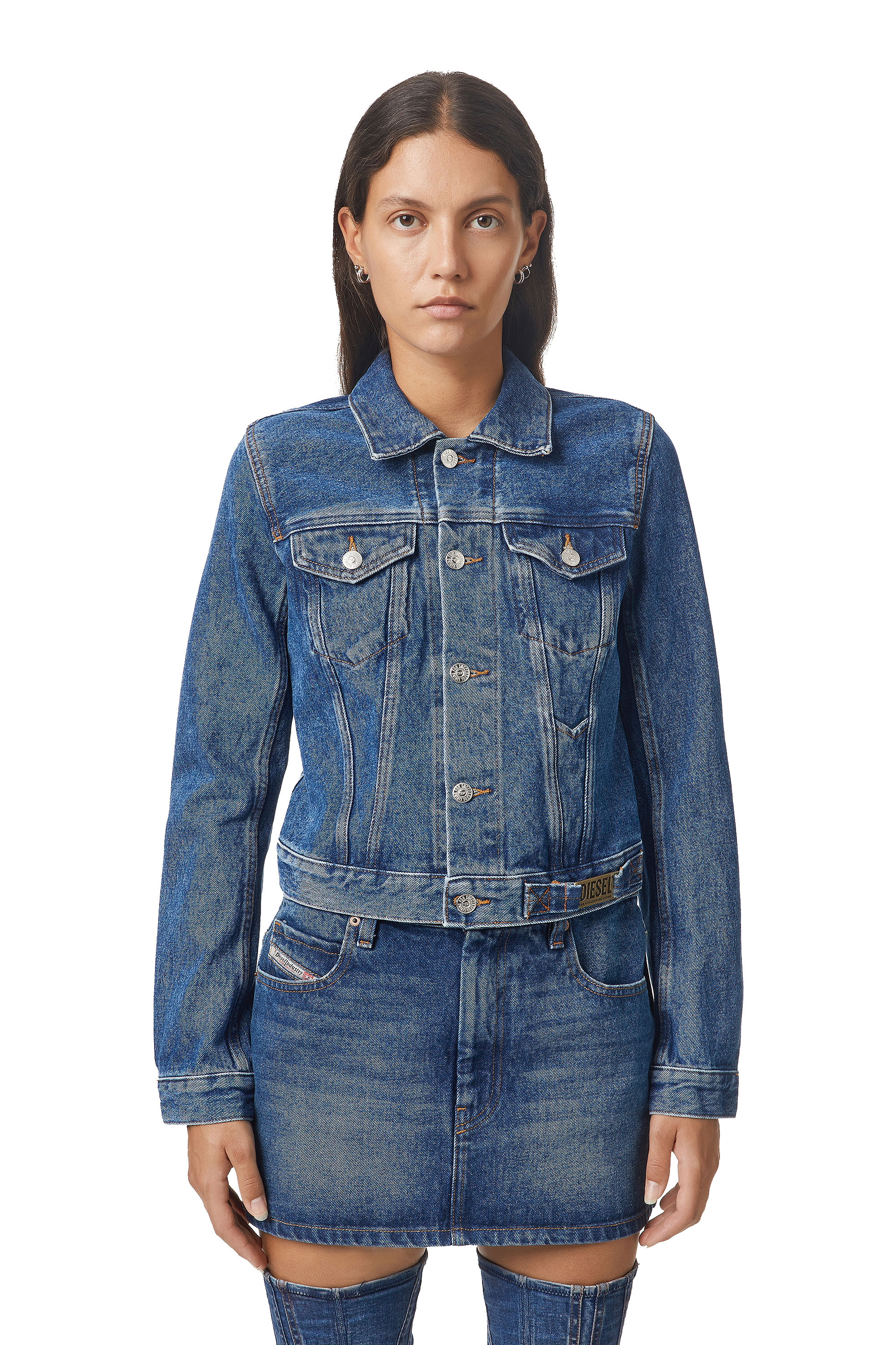 diesel denim jacket women's