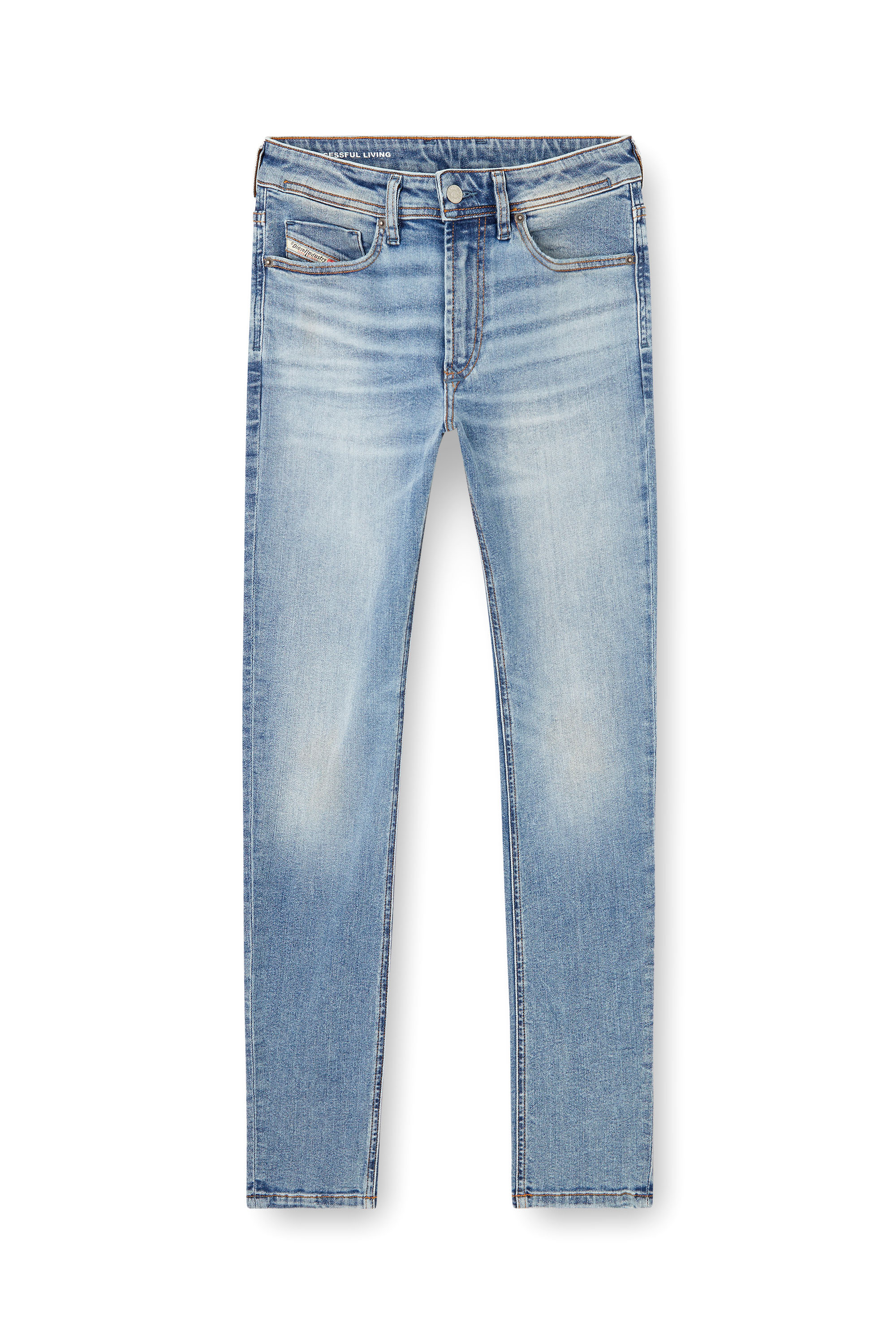 Diesel - Male's Skinny Jeans 1979 Sleenker 0DBDQ, Light Blue - 3