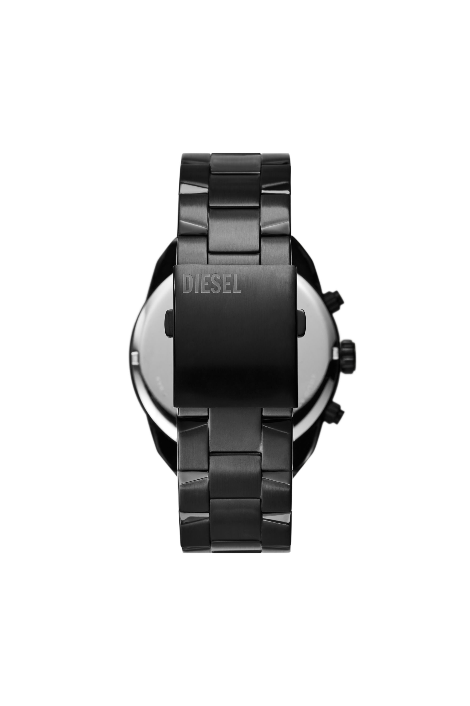 Diesel - DZ4644, Male Spiked chronograph black stainless steel watch in Black - Image 2