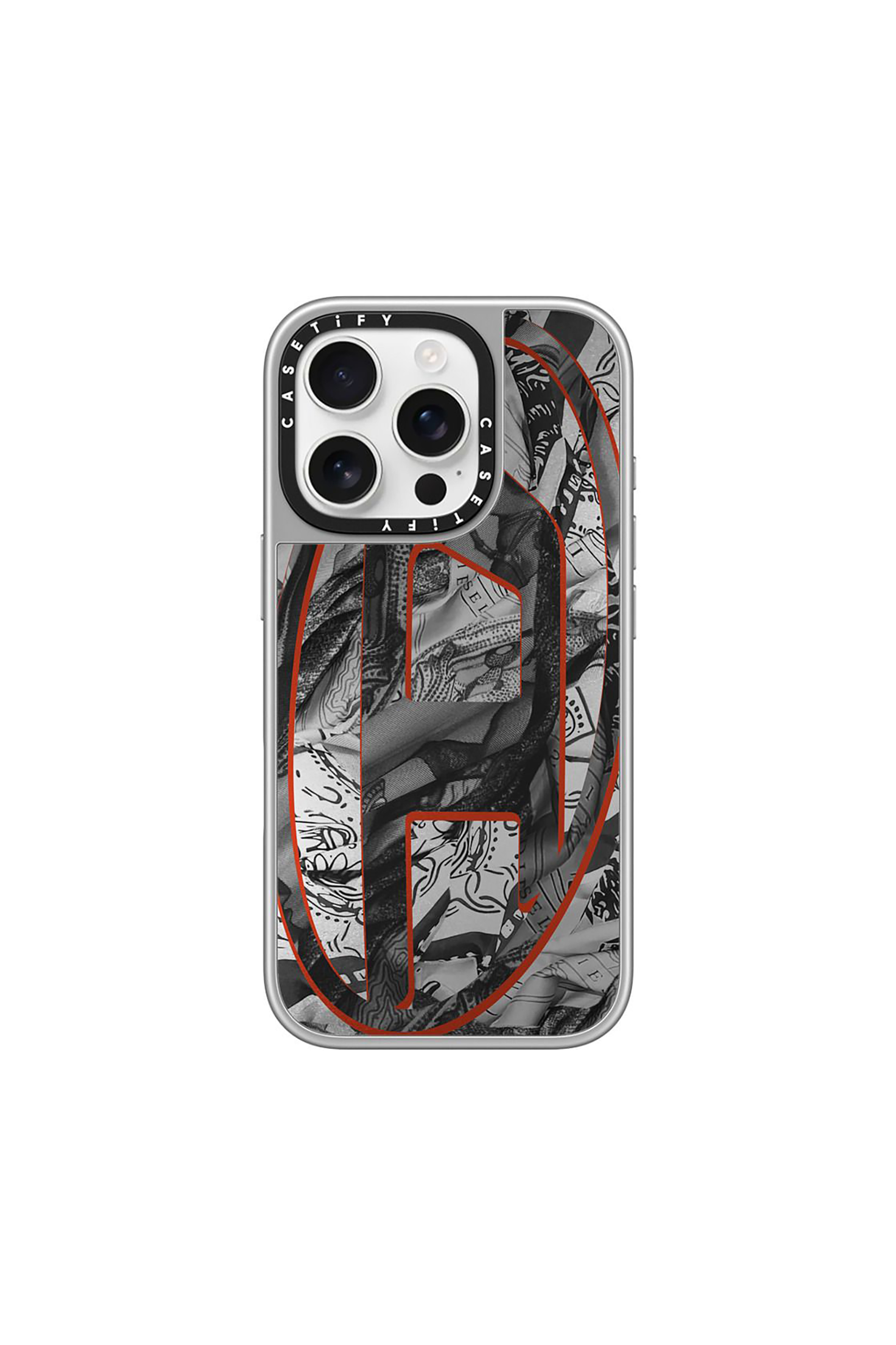 Diesel - 60338 CASETIFY MOULDED CASE, Coque MagSafe Bandana iPhone 16 Pro Mixte in Polychrome - 2