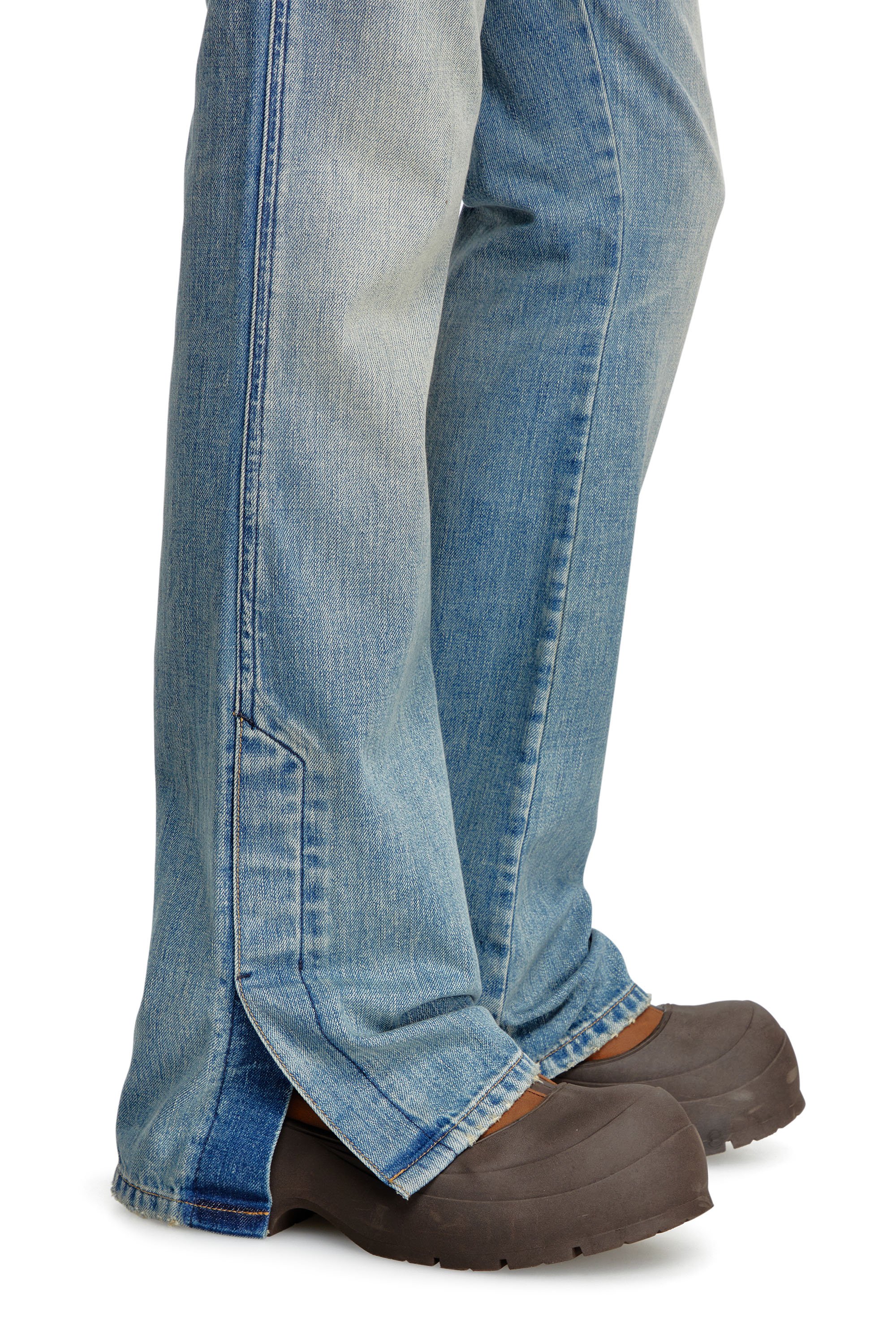 Diesel - Male Bootcut Jeans D-Backler 0GRDN, Light Blue - Image 5