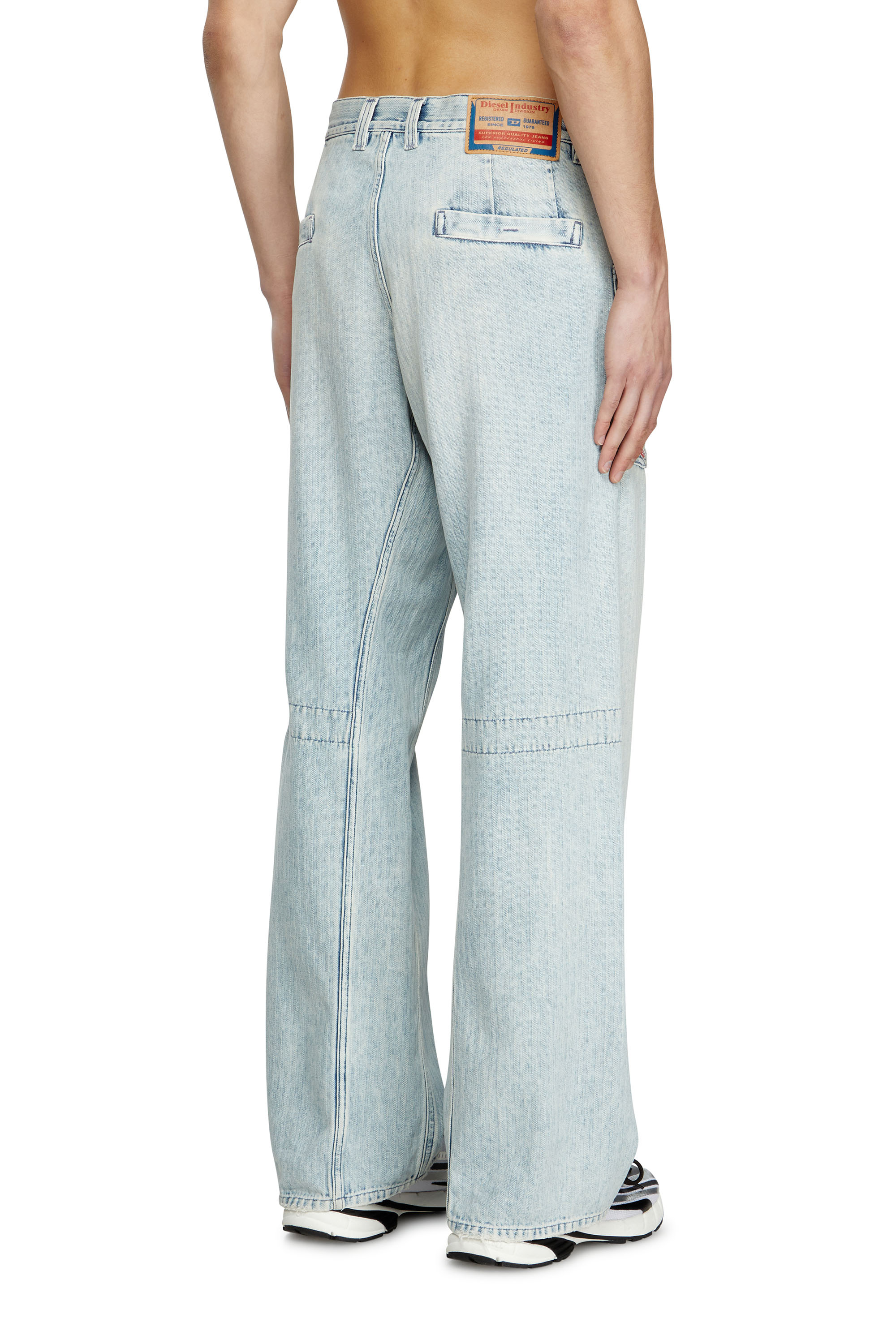 Diesel - Male's Relaxed Jeans D-Zeta 09L60, Light Blue - 4