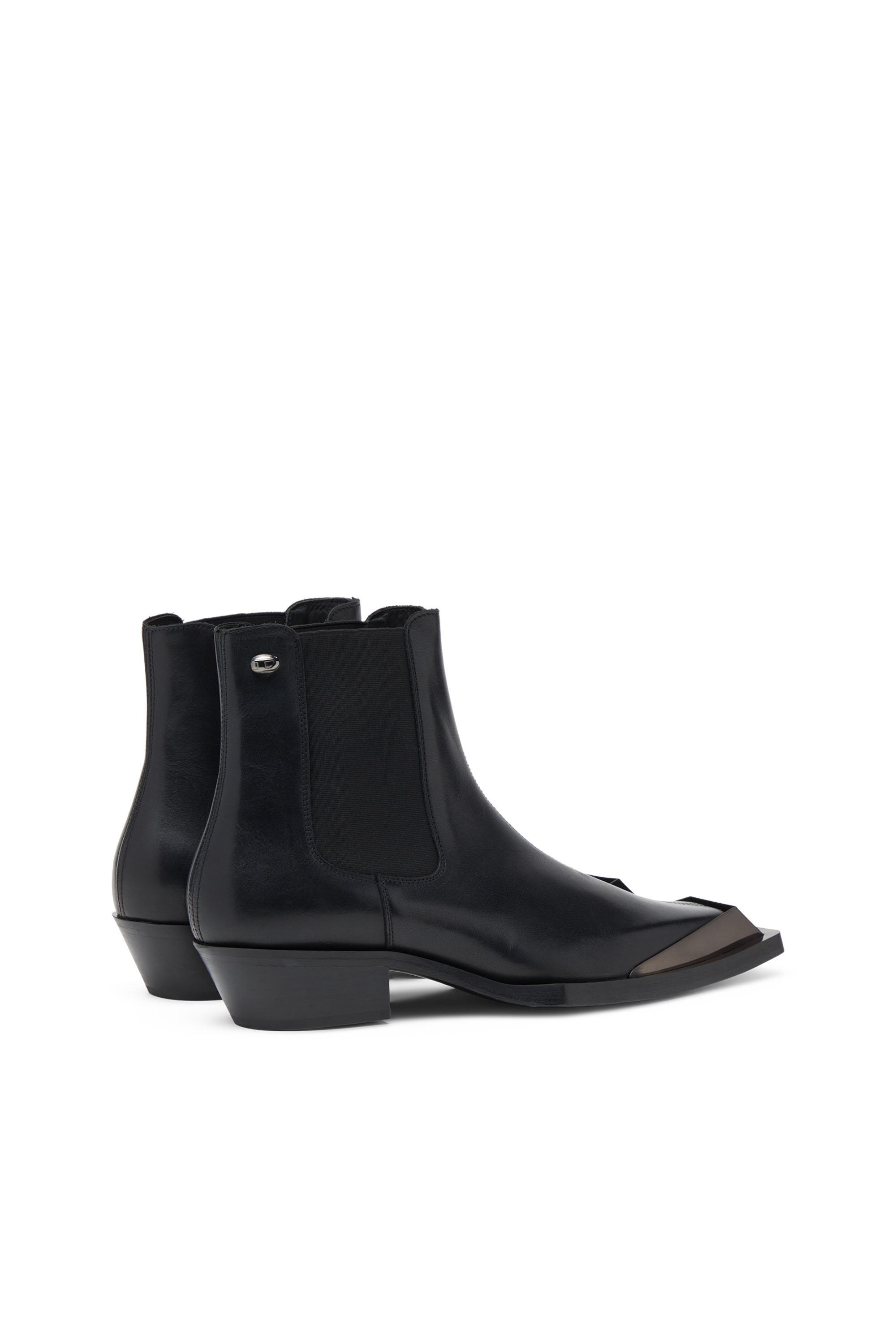 Diesel - D-TONA CH, D-Tona-Bottes Chelsea en cuir Homme in Noir - 3