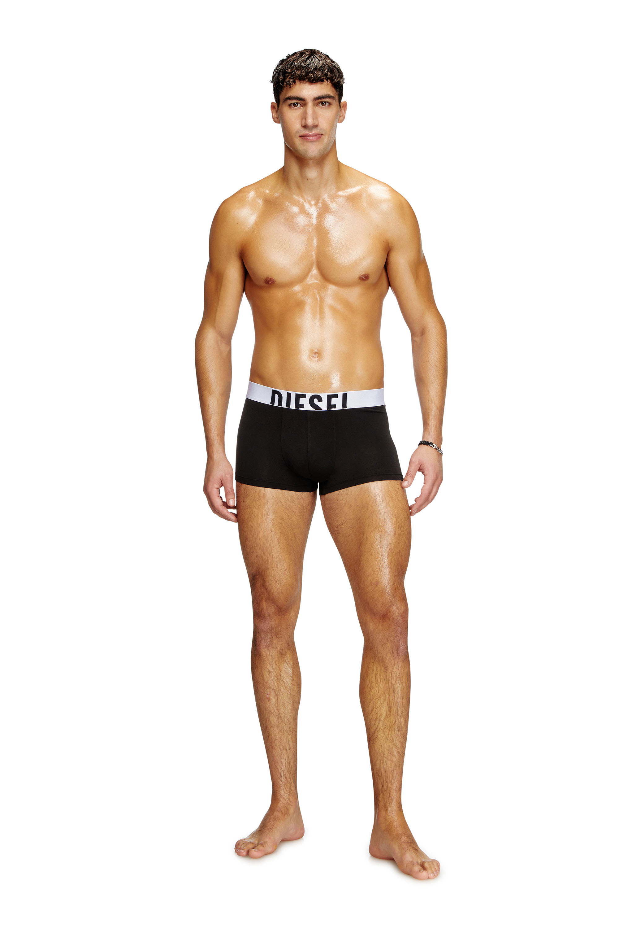 Diesel - DAMIEN-D-POP-3PACK-40, Male's Three-pack boxer briefs in stretch cotton in Multicolor/Black - 4