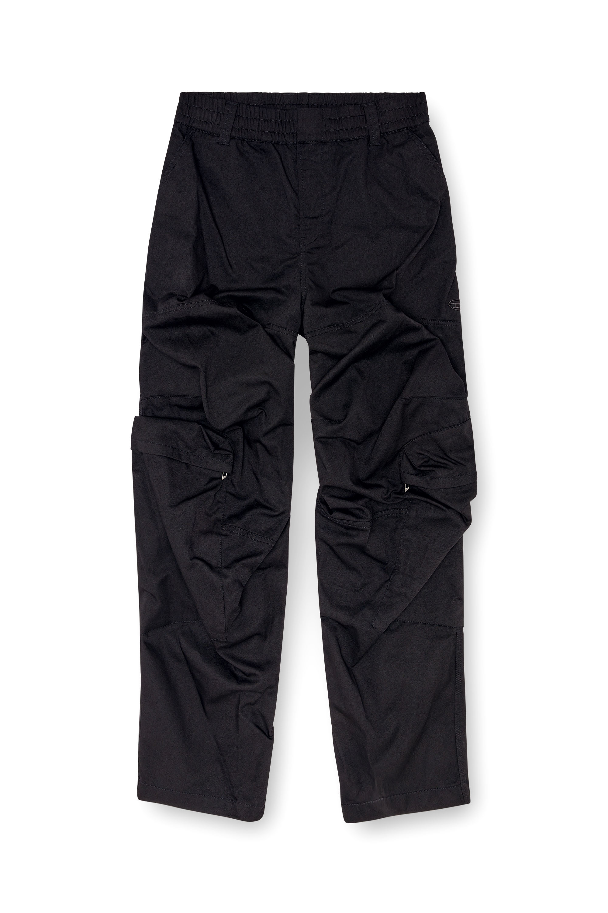 Diesel - P-ARNE-FEM-P2, Pantalon cargo en sergé de coton Femme in Noir - 3