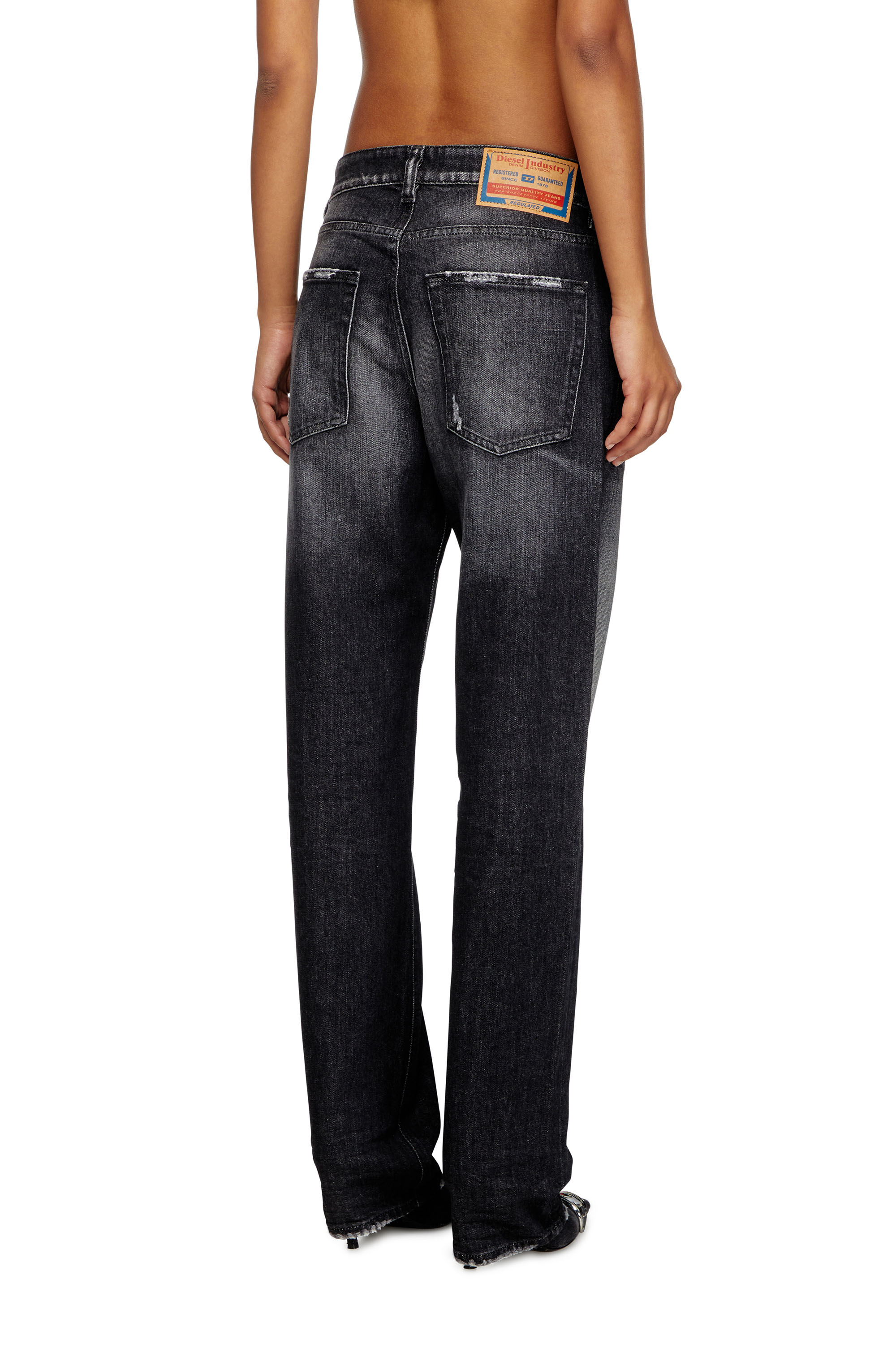 Diesel - Female's Regular Jeans 1988 D-Ark 09L50, Black/Dark Grey - 2