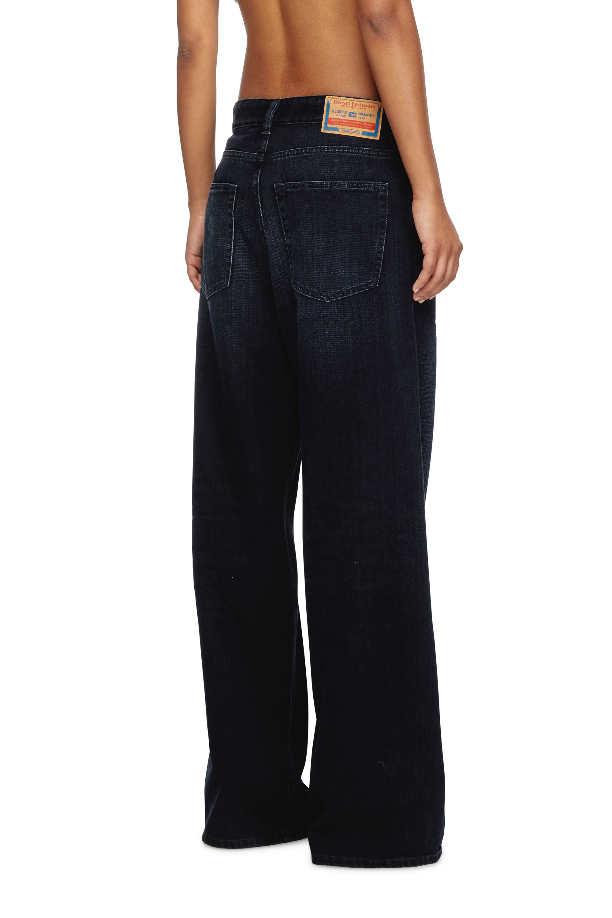 Diesel - Female's Relaxed Jeans 1996 D-Sire 09L54, Dark Blue - 4