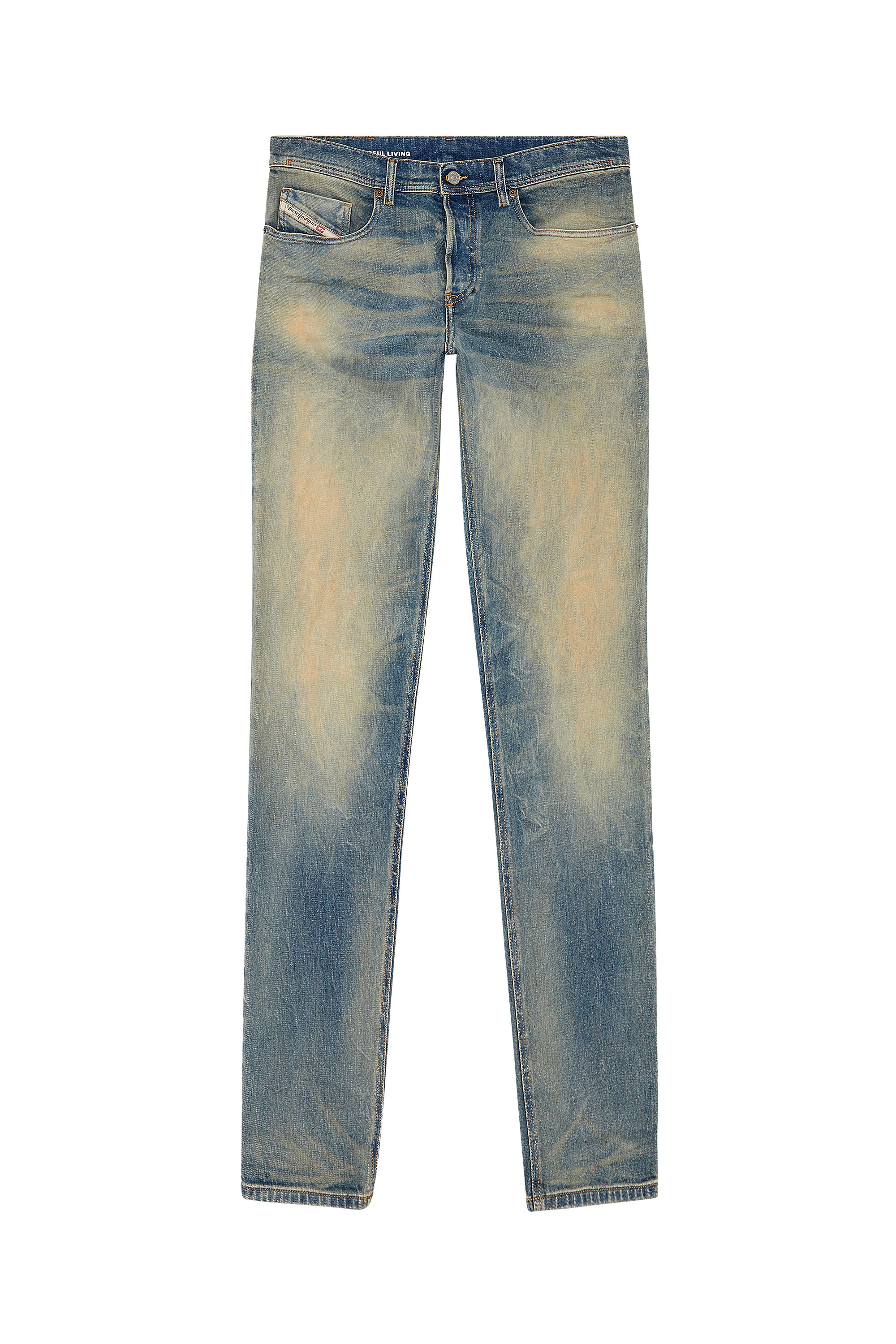 Diesel - Tapered Jeans 2023 D-Finitive 09H78, Medium Blue - Image 3