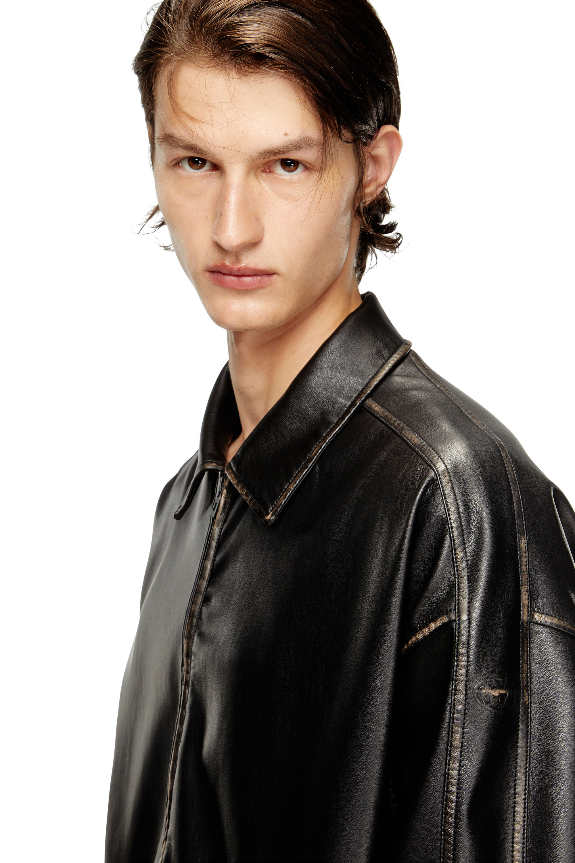 Diesel - J-AKE, Unisex's Jacket in treated technical fabric in null - 4
