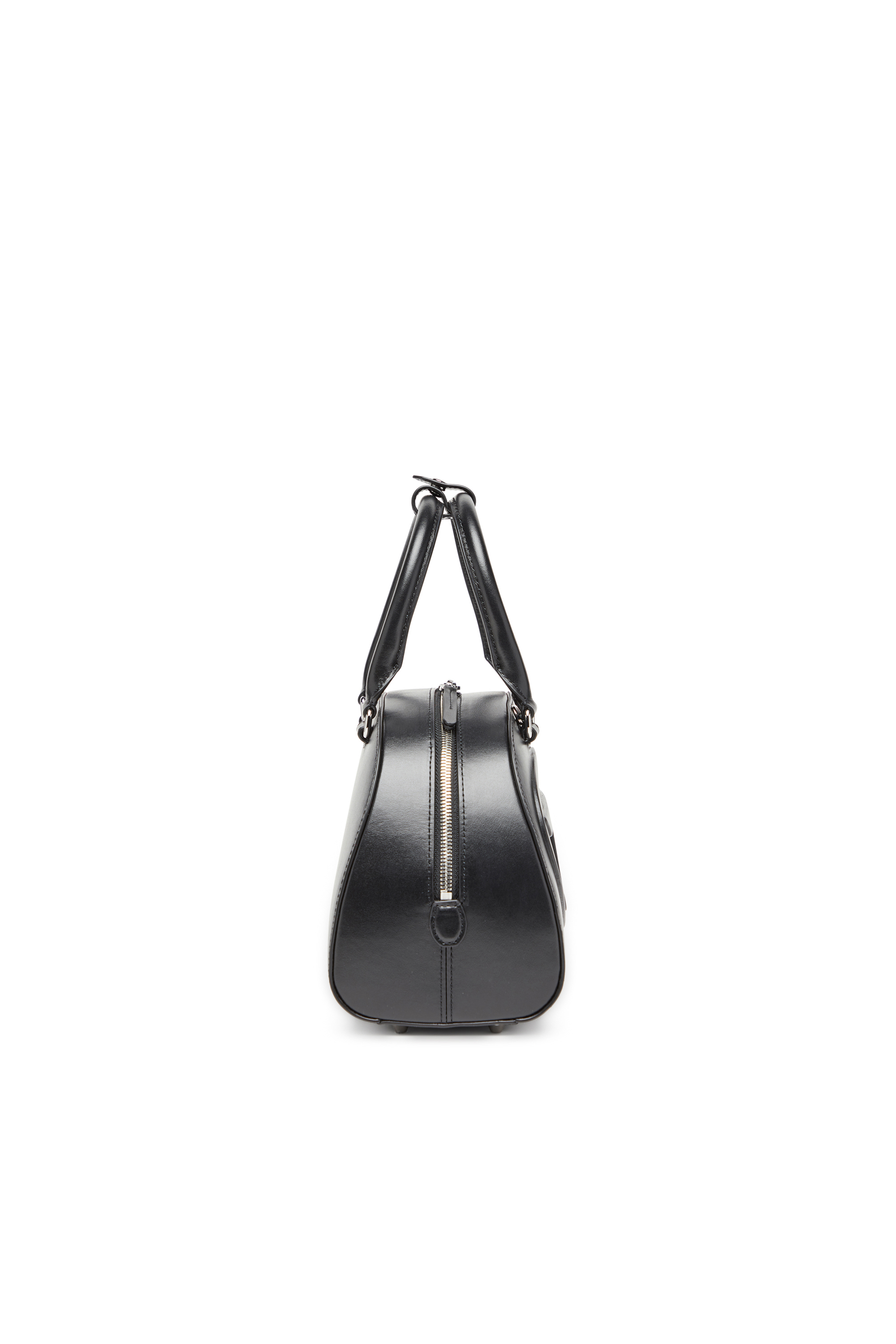 Diesel - 1DR DOME TOP HANDLE, Female's Leather bowling bag in Black - 3