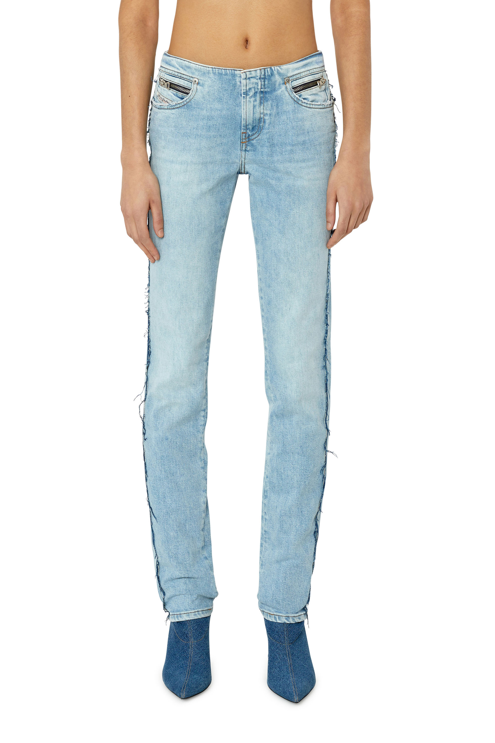 Diesel - Skinny Jeans D-Tail 09F41, Bleu Clair - Image 1