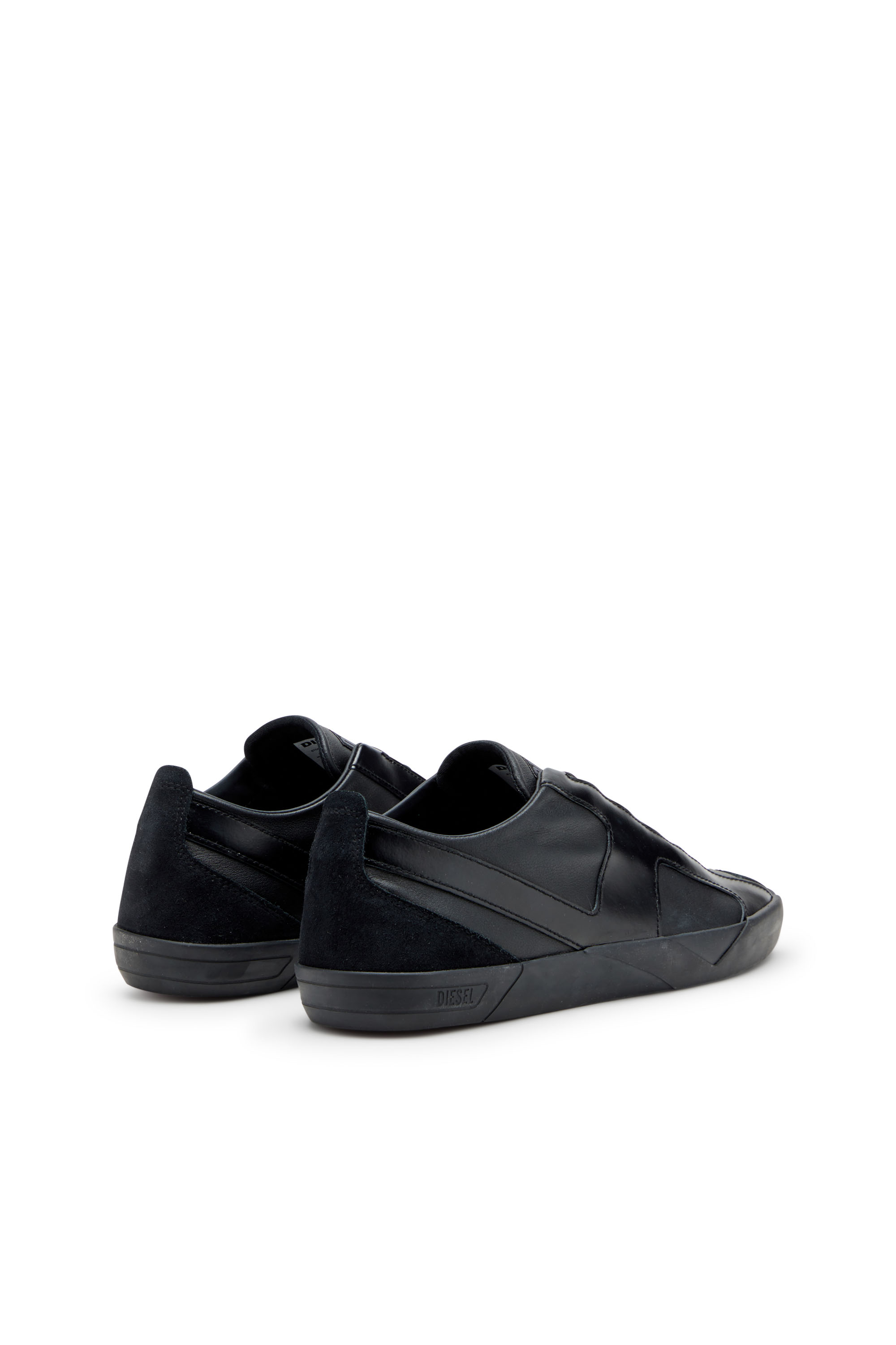 Diesel - S-SLANTE-D LOW, Male's S-Slante-D-Sneakers in suede and leather with D logo in null - 3