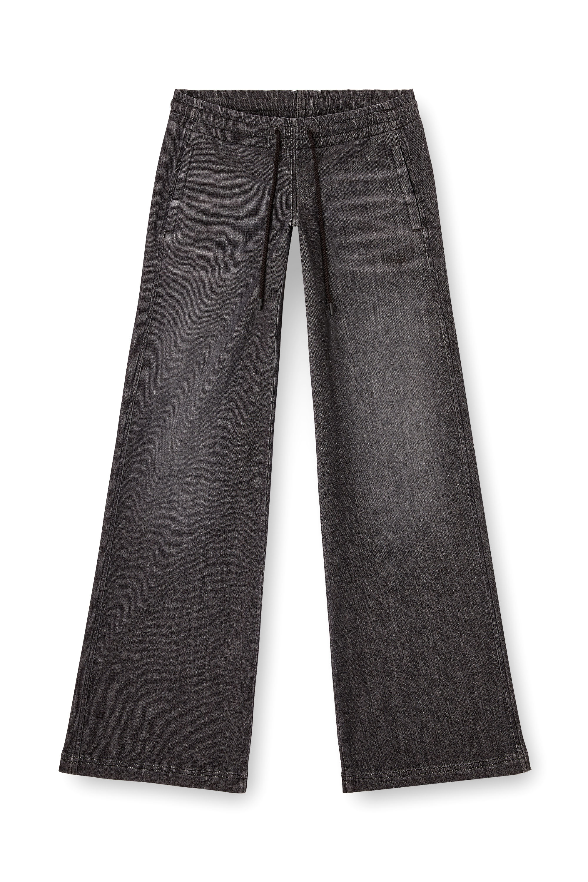 Diesel - Female's Relaxed 2078 D-Ainty Joggjeans® 09M66, Black/Dark Grey - 3