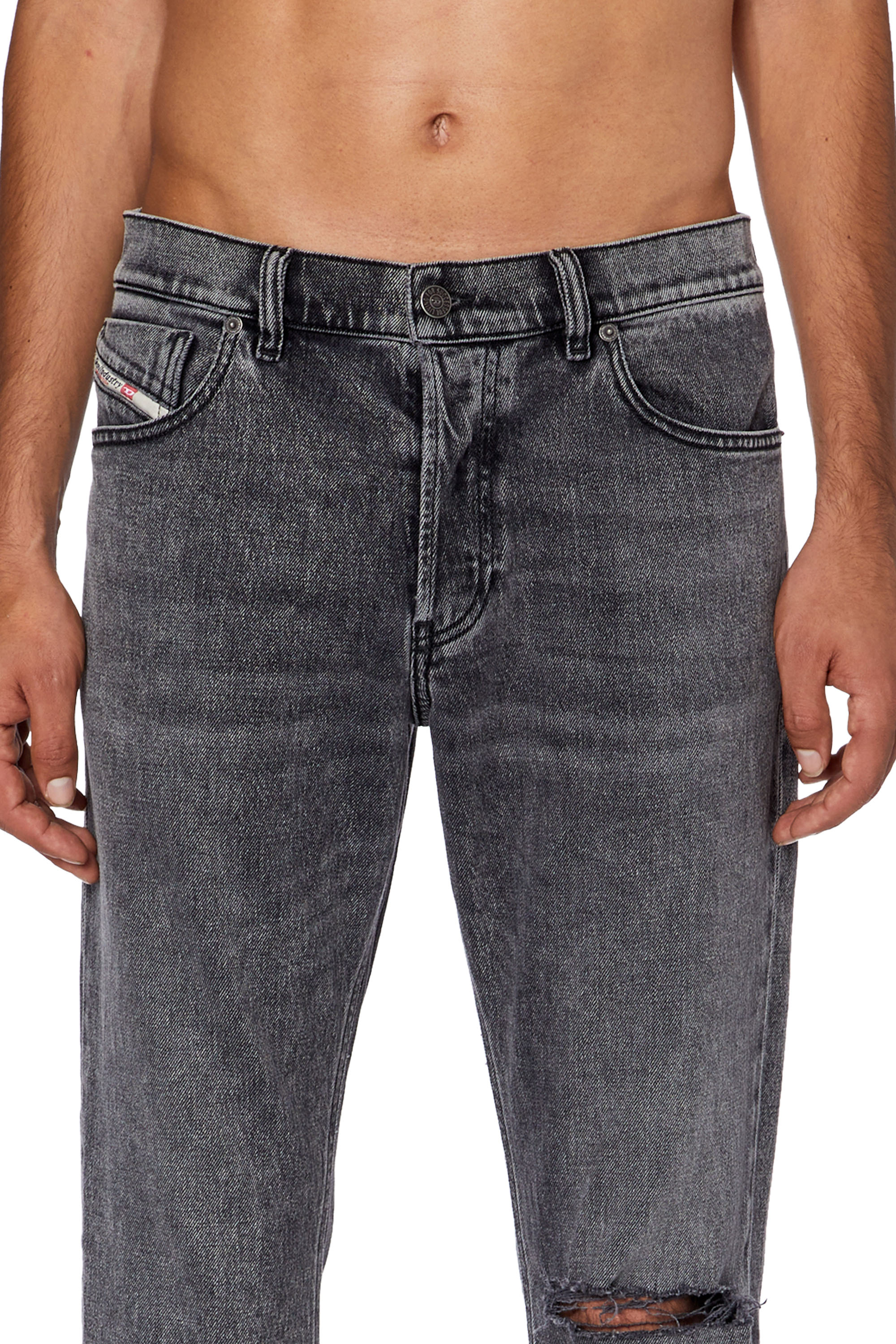 Diesel - Straight Jeans 1995 D-Sark 09G81, Grey - Image 4