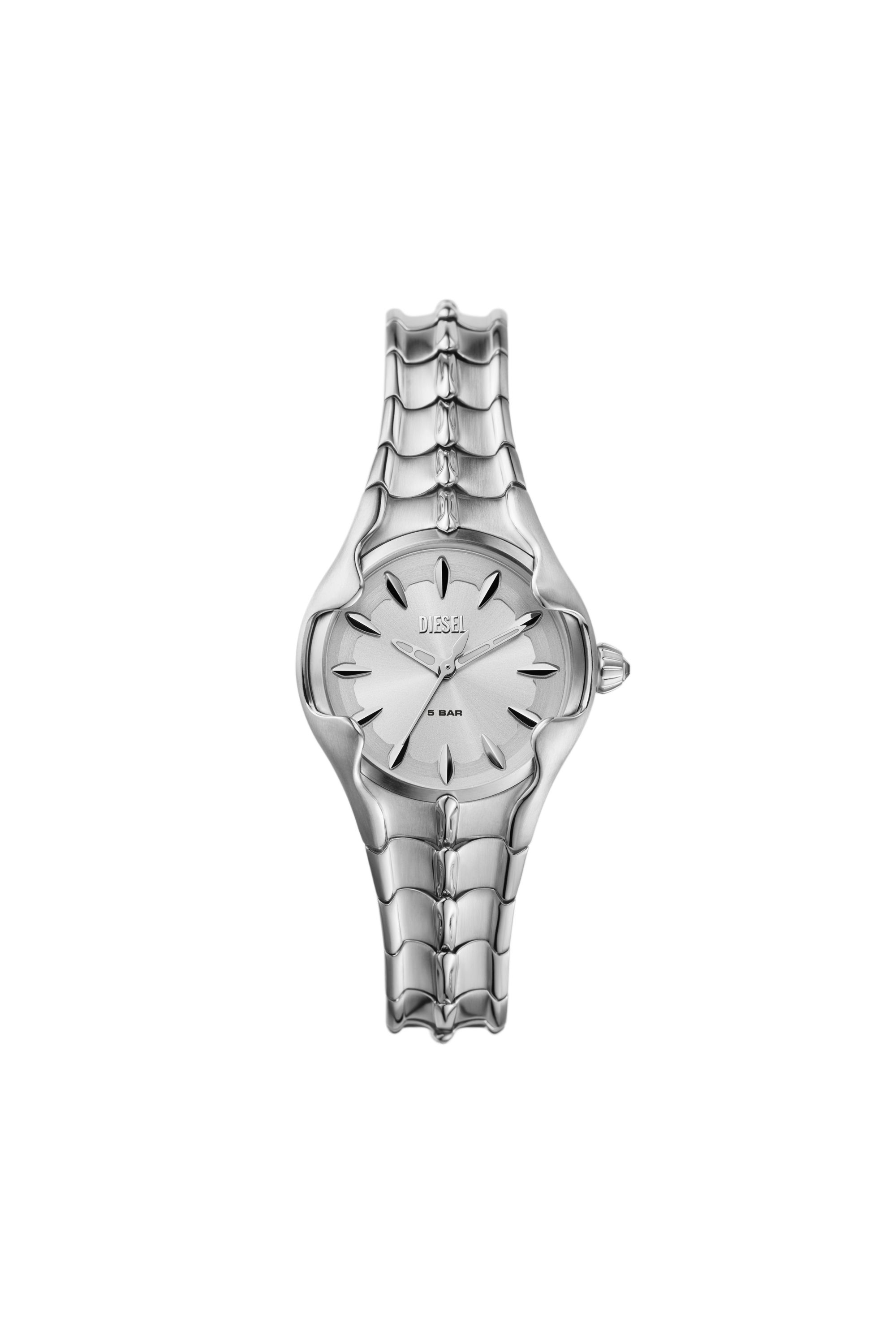 Diesel - DZ5605, Female Vert three-hand stainless steel watch in Silver - Image 1
