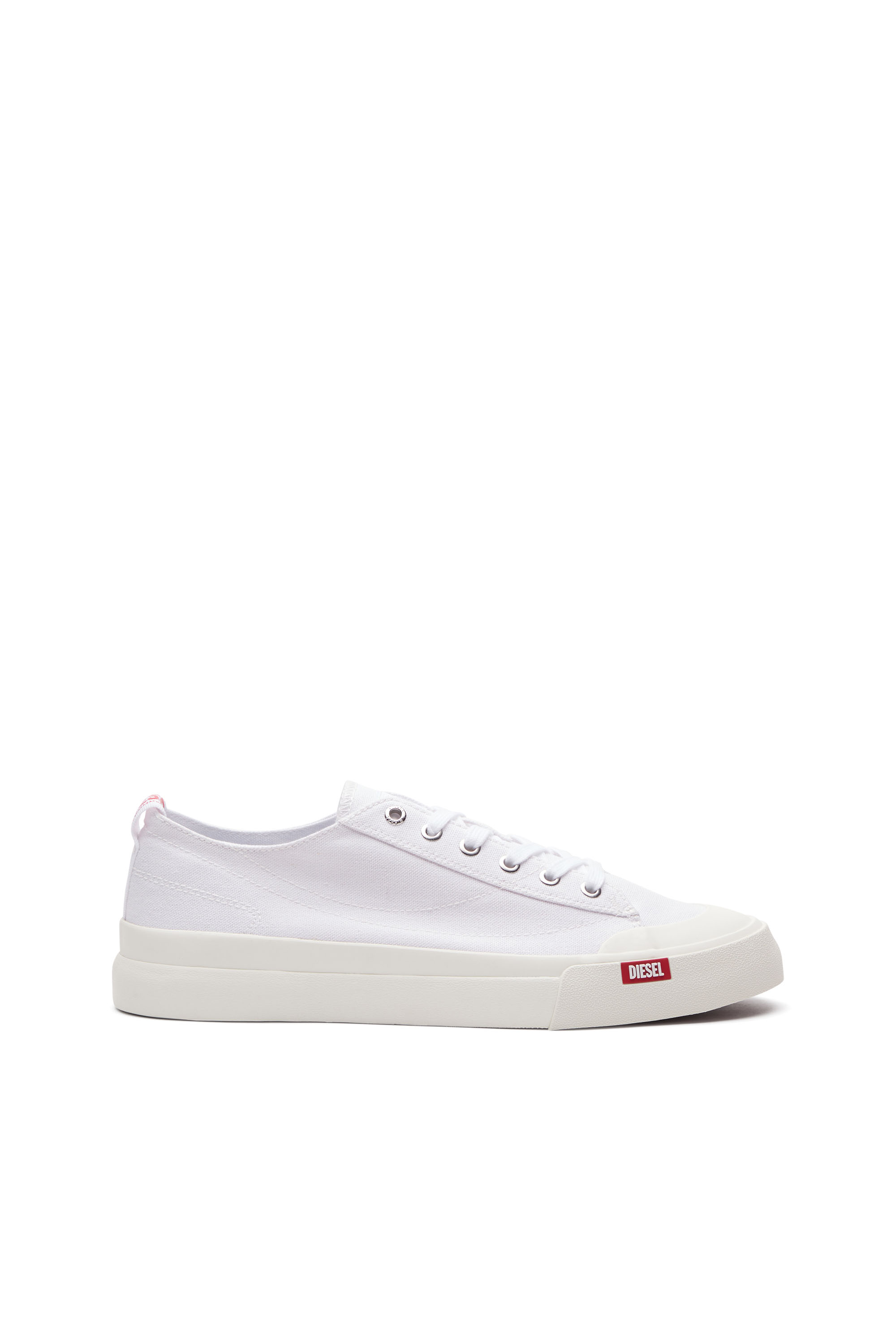 Diesel - S-ATHOS LOW, S-Athos Low-Sneakers en toile Homme in Blanc - 1