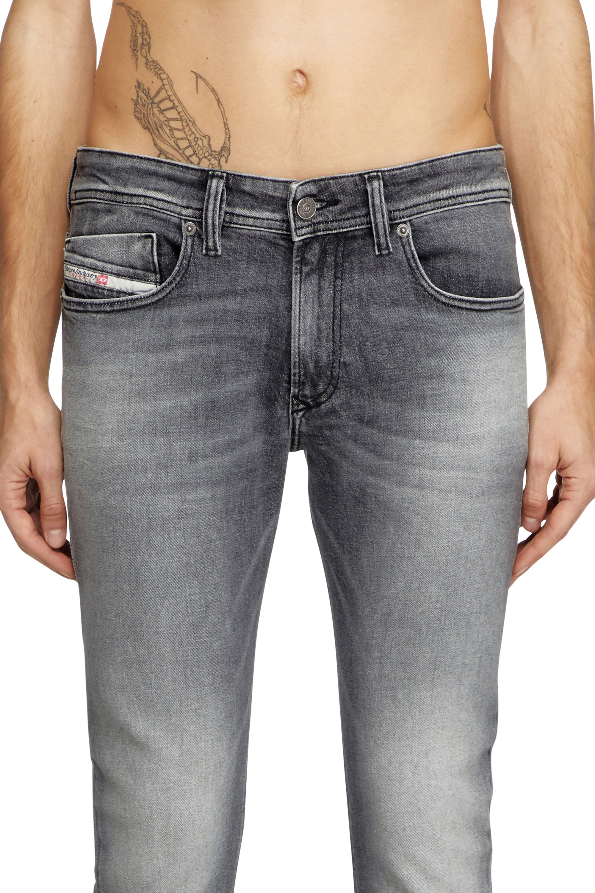 Diesel - Male's Skinny Jeans 1979 Sleenker 0BMBS, Light Grey - 5