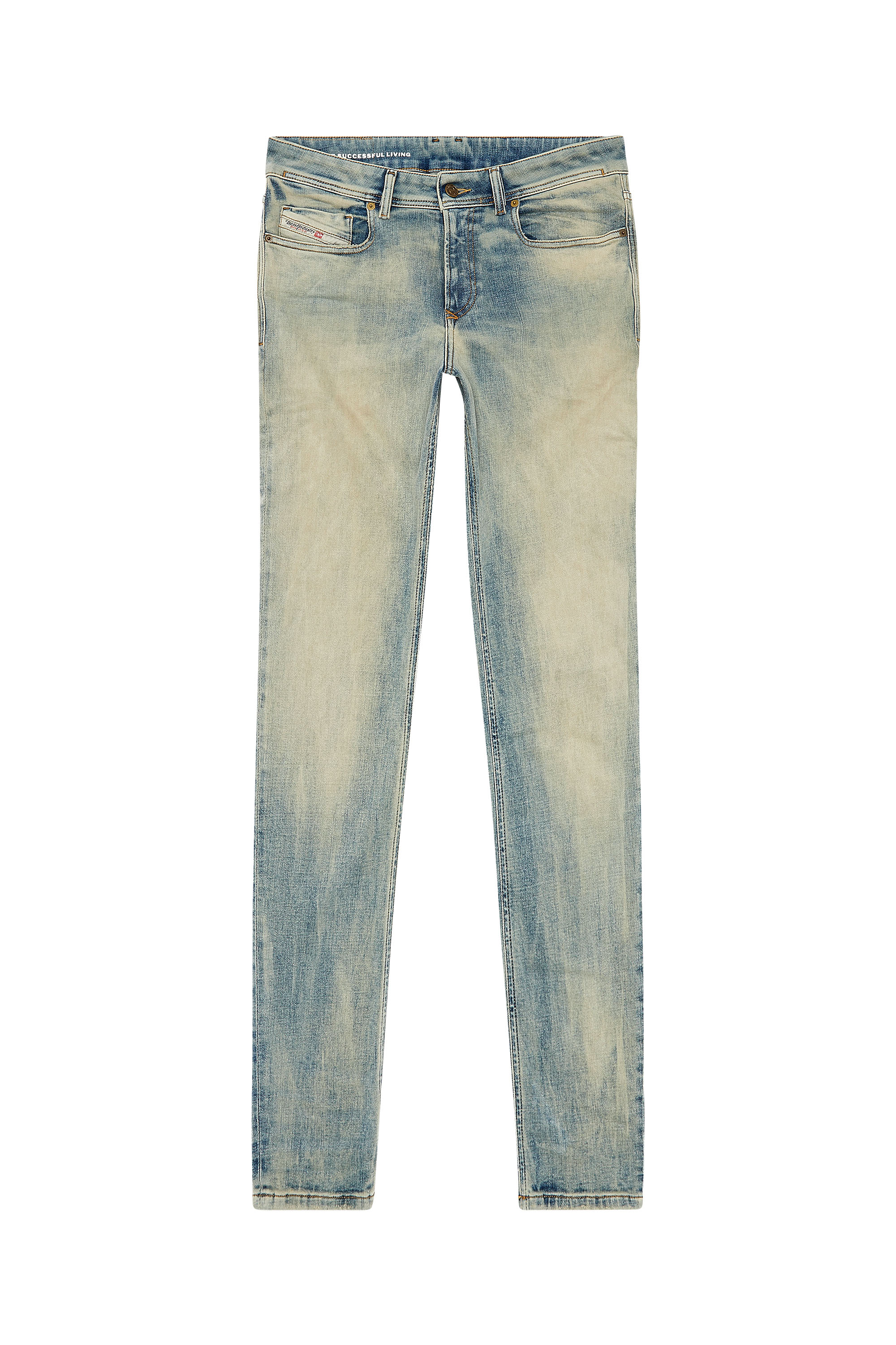Diesel - Skinny Jeans 1979 Sleenker 09H75, Bleu Clair - Image 3
