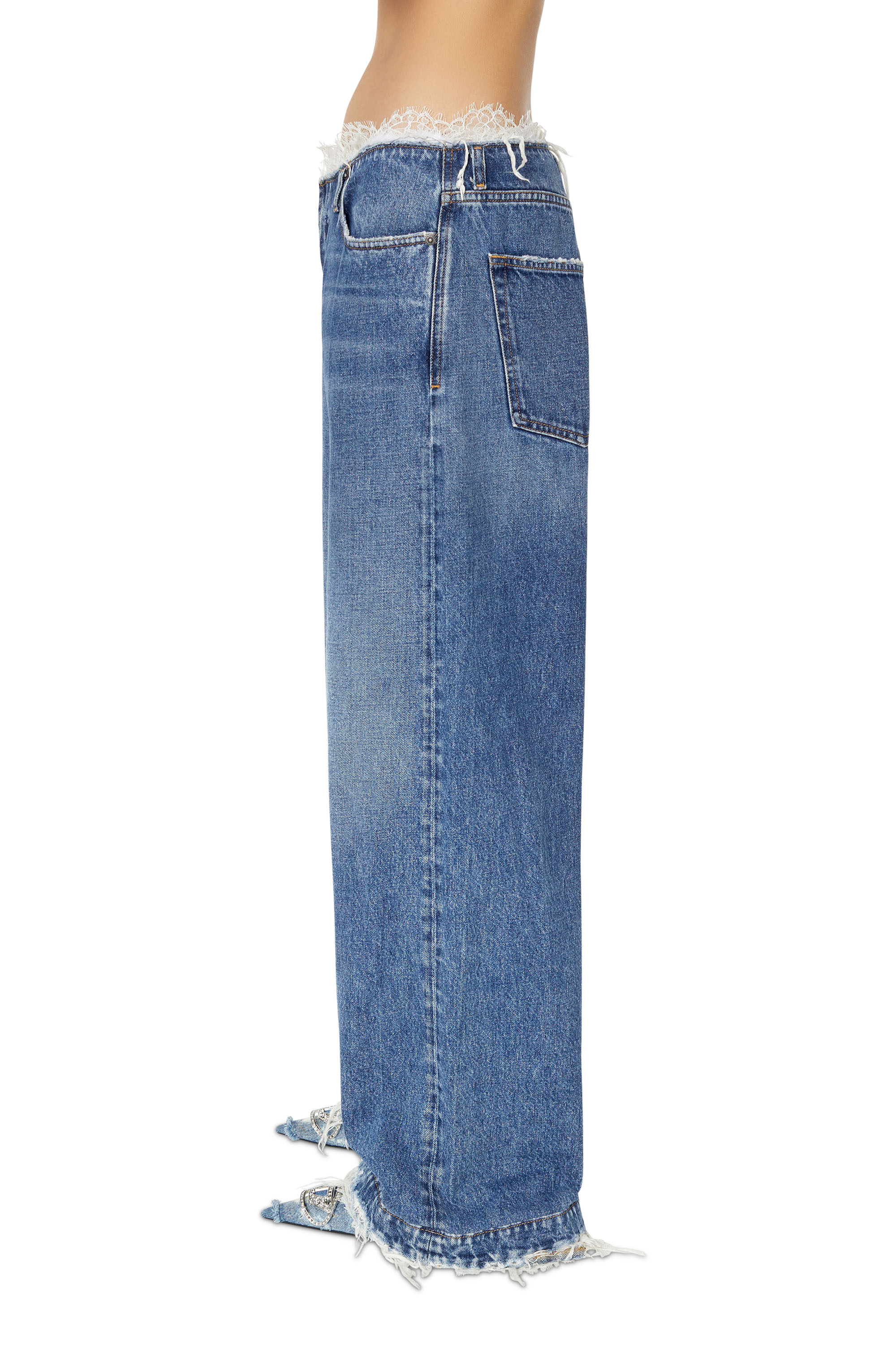 Diesel - D-Sire 007I2 Straight Jeans, Bleu Foncé - Image 6