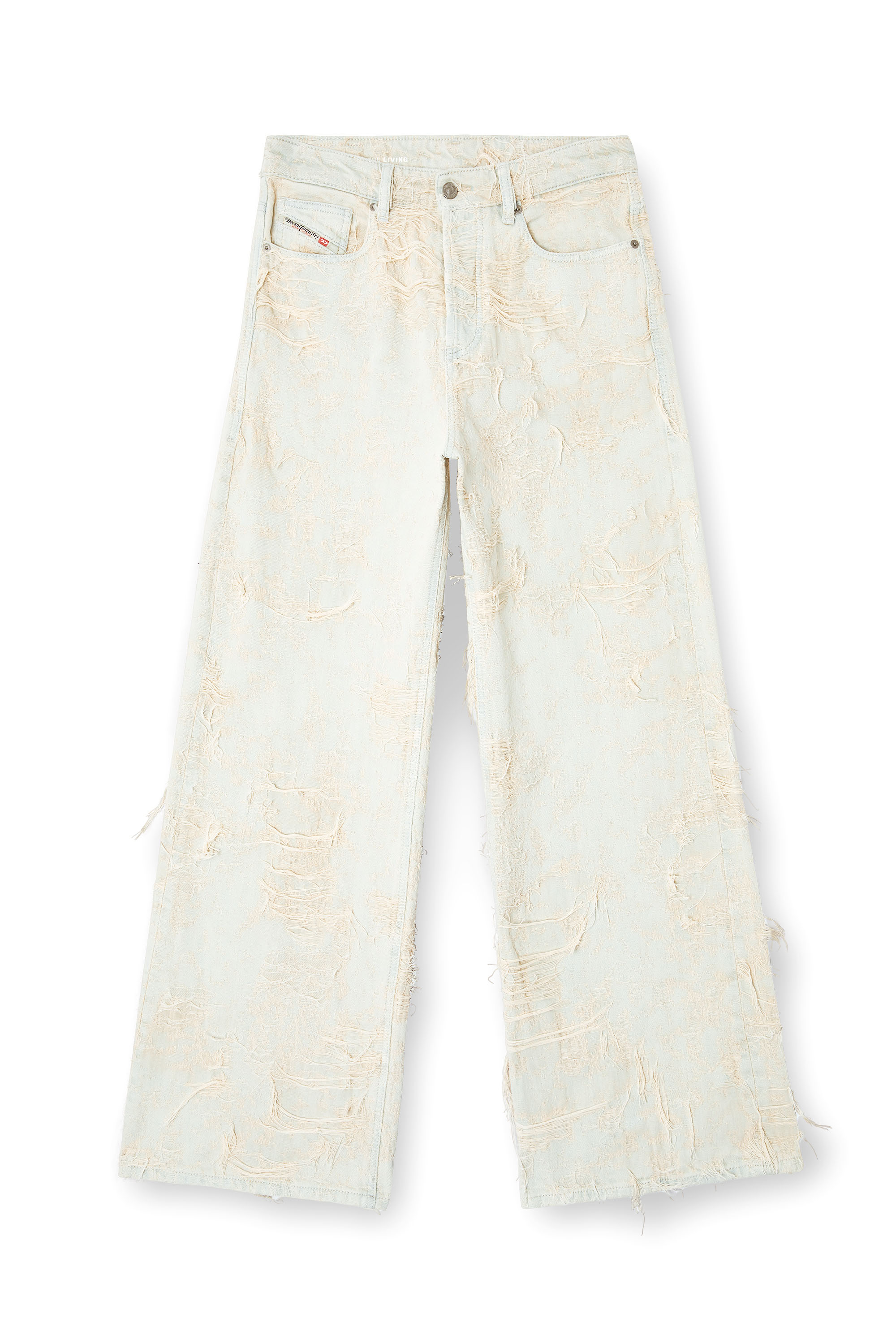 Diesel - Female's Relaxed Jeans 1996 D-Sire 09M40, White - 3