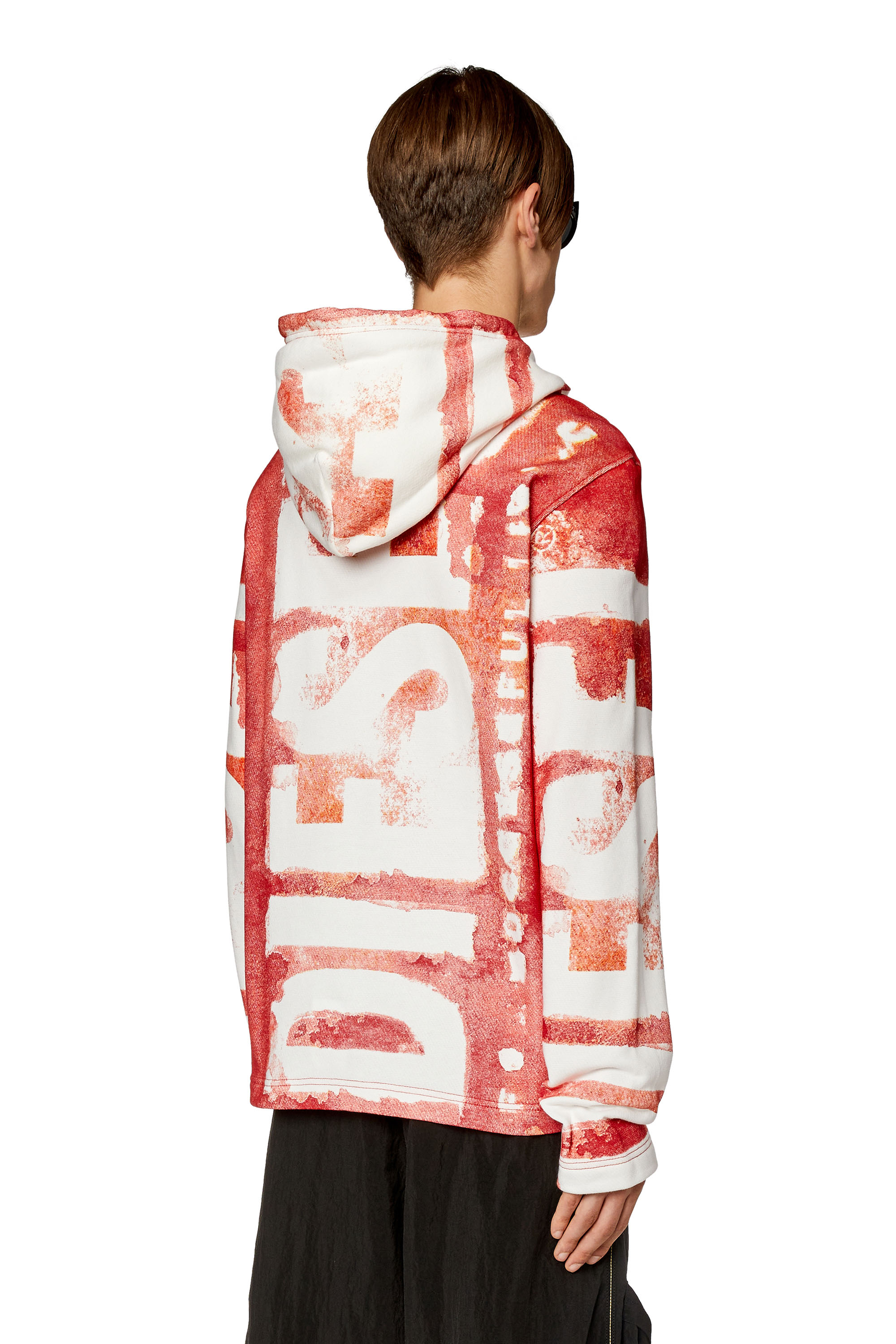 Diesel - S-GINY-HOOD, Red - Image 3