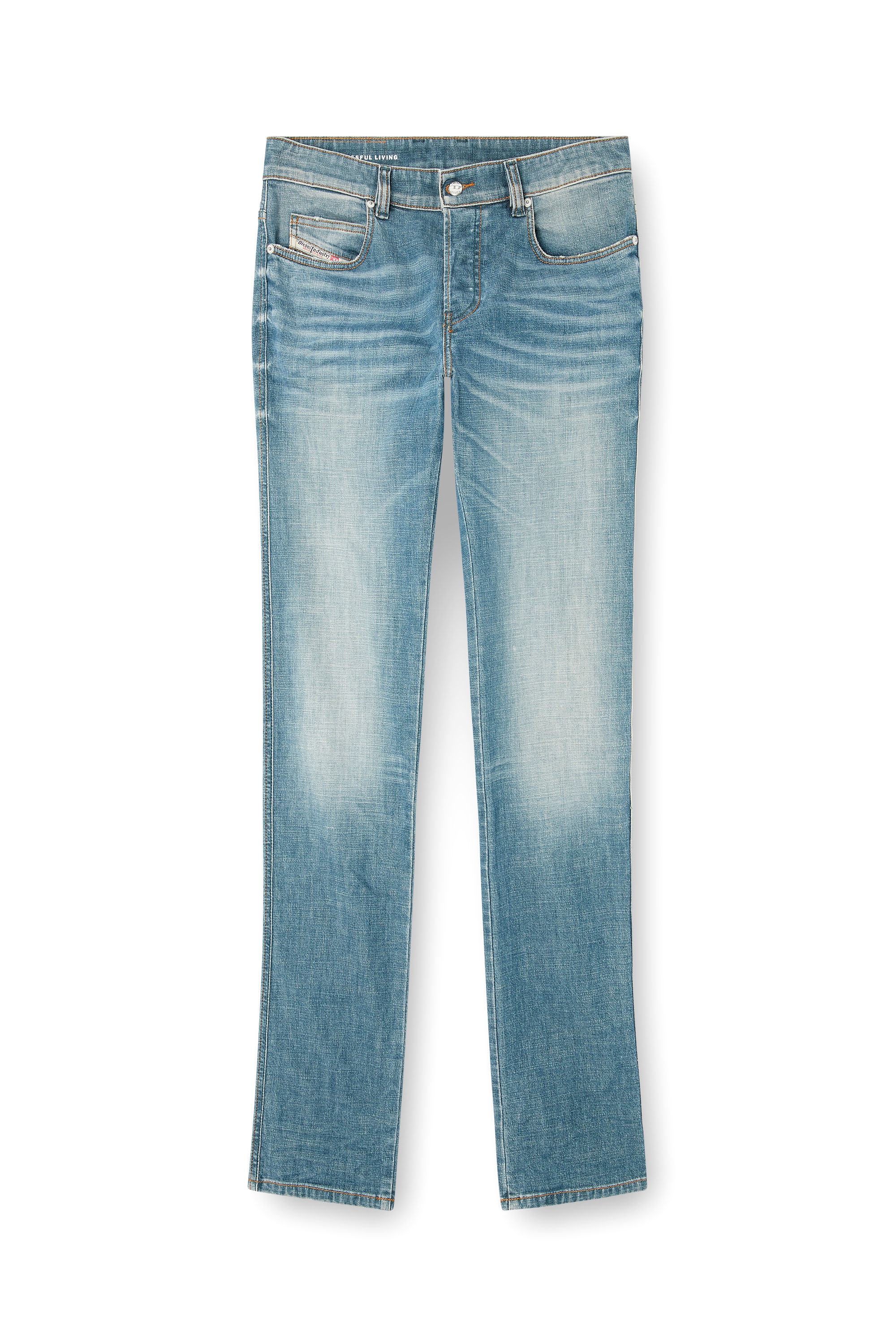 Diesel - Male's Slim Jeans 1993 D-Vyl 09M58, Medium Blue - 3