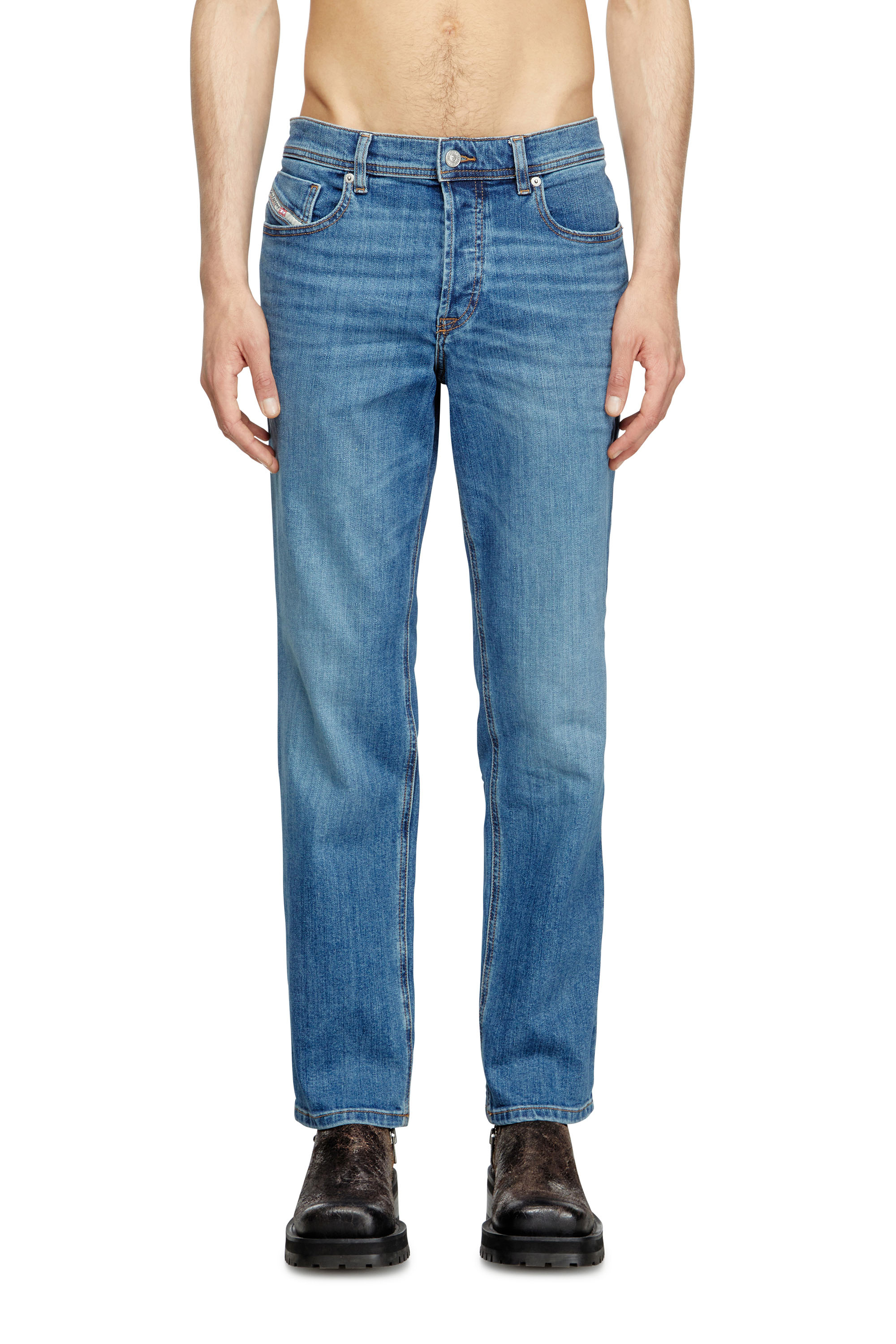 Diesel - Male's Regular Jeans 2023 D-Finitive 0KIAL, Light Blue - 1