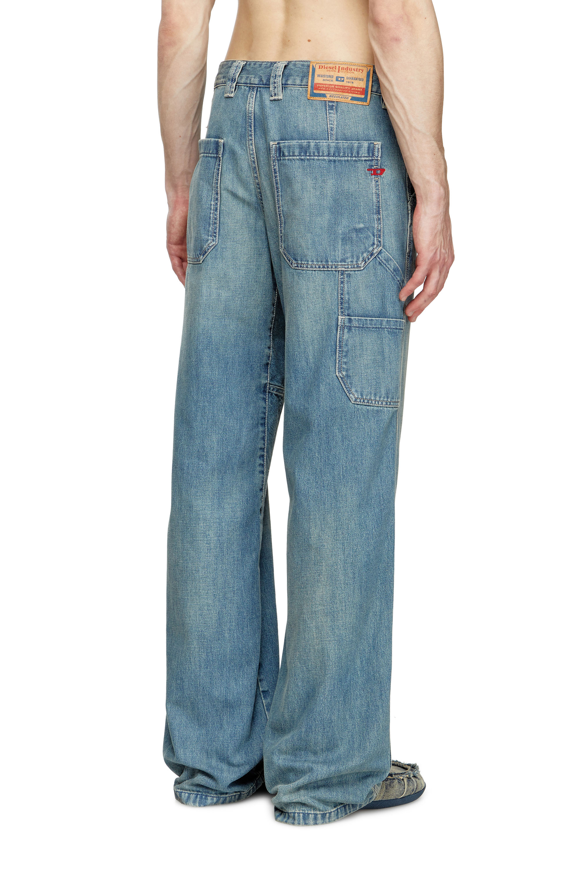 Diesel - Male's Relaxed Jeans D-Livery 068SK, Light Blue - 4