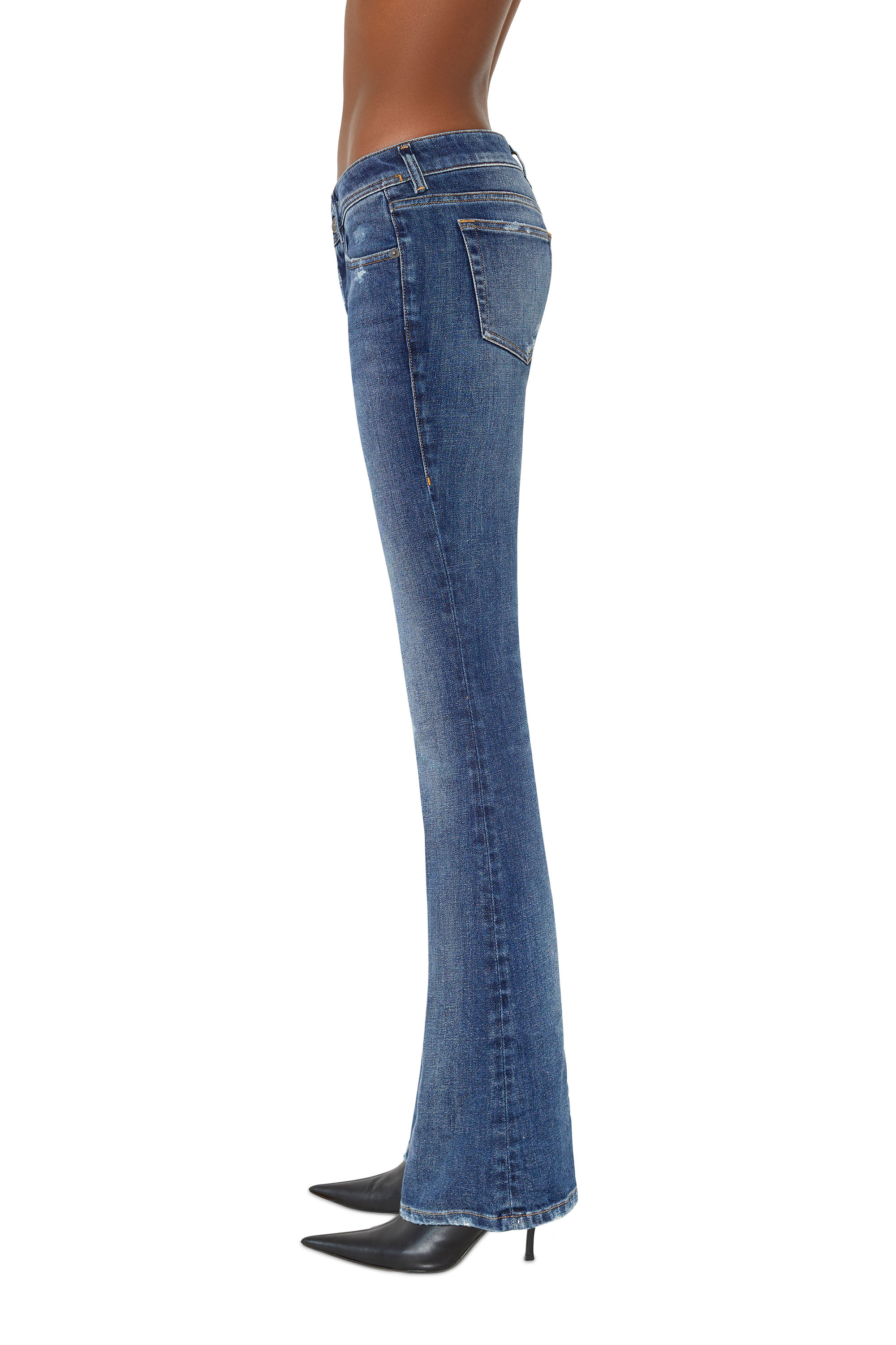 Diesel - 1969 D-Ebbey 09E45 Bootcut and Flare Jeans, Medium Blue - Image 4