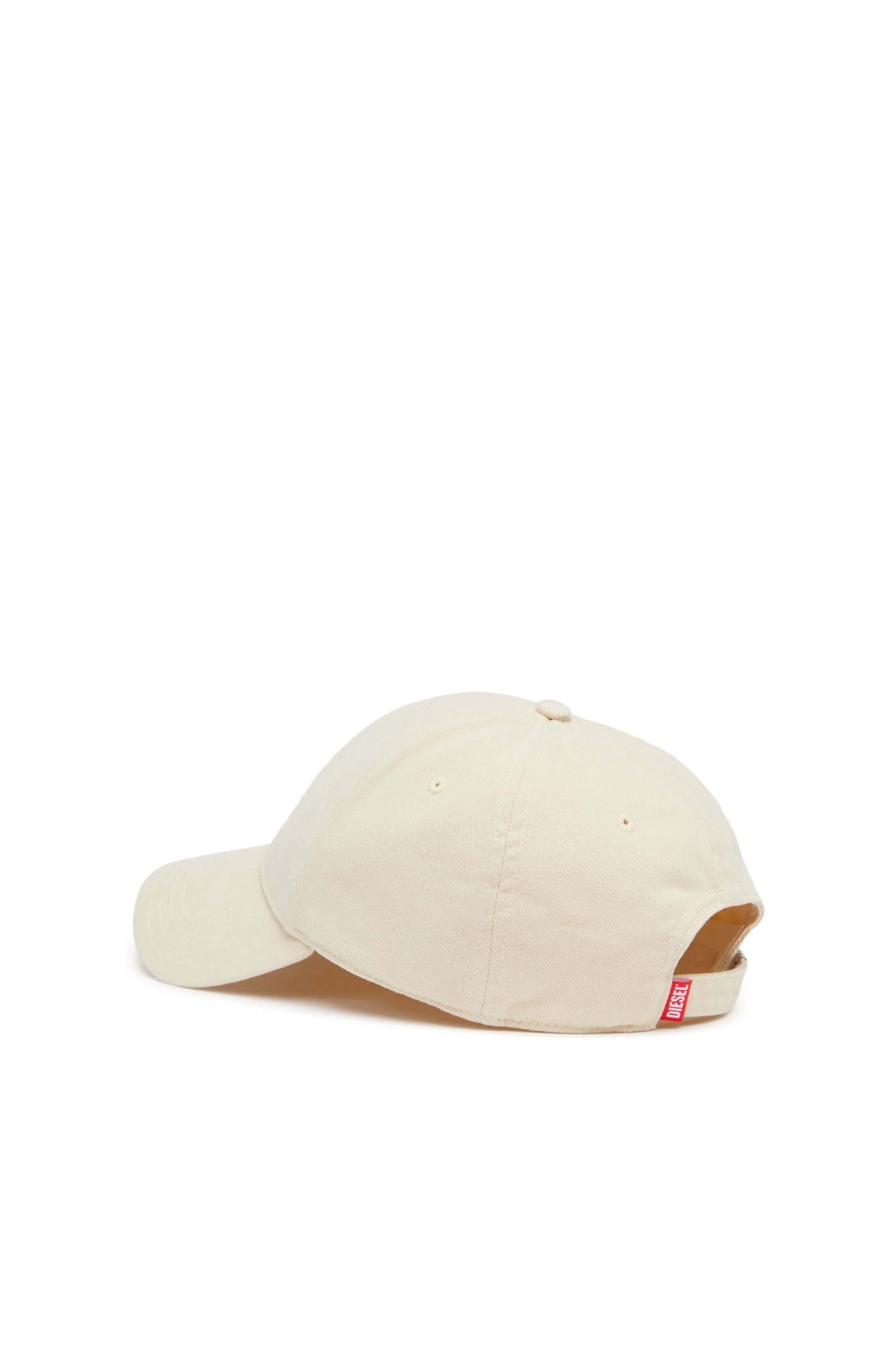Diesel - C-RUN-WASH, Male Baseball cap in washed cotton twill in White - Image 2