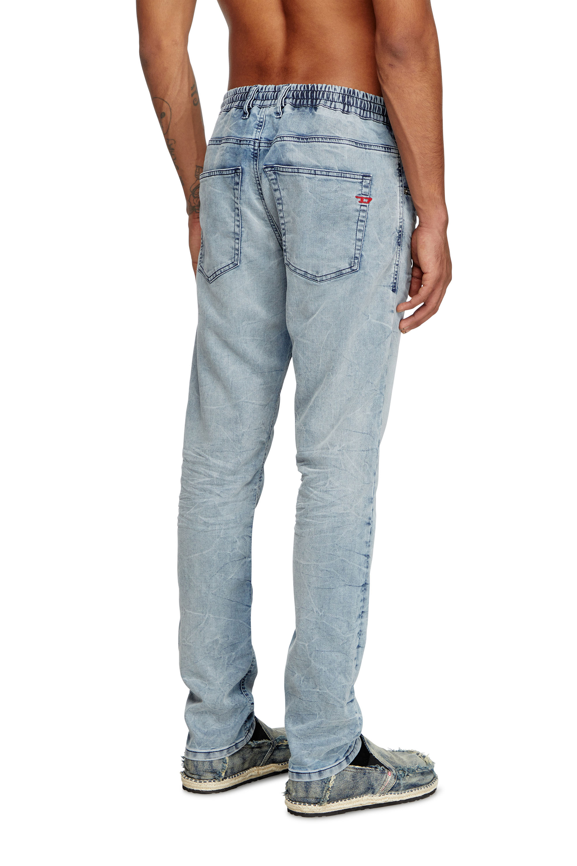 Diesel - Male's Regular 2030 D-Krooley Joggjeans® 068PK, Light Blue - 4