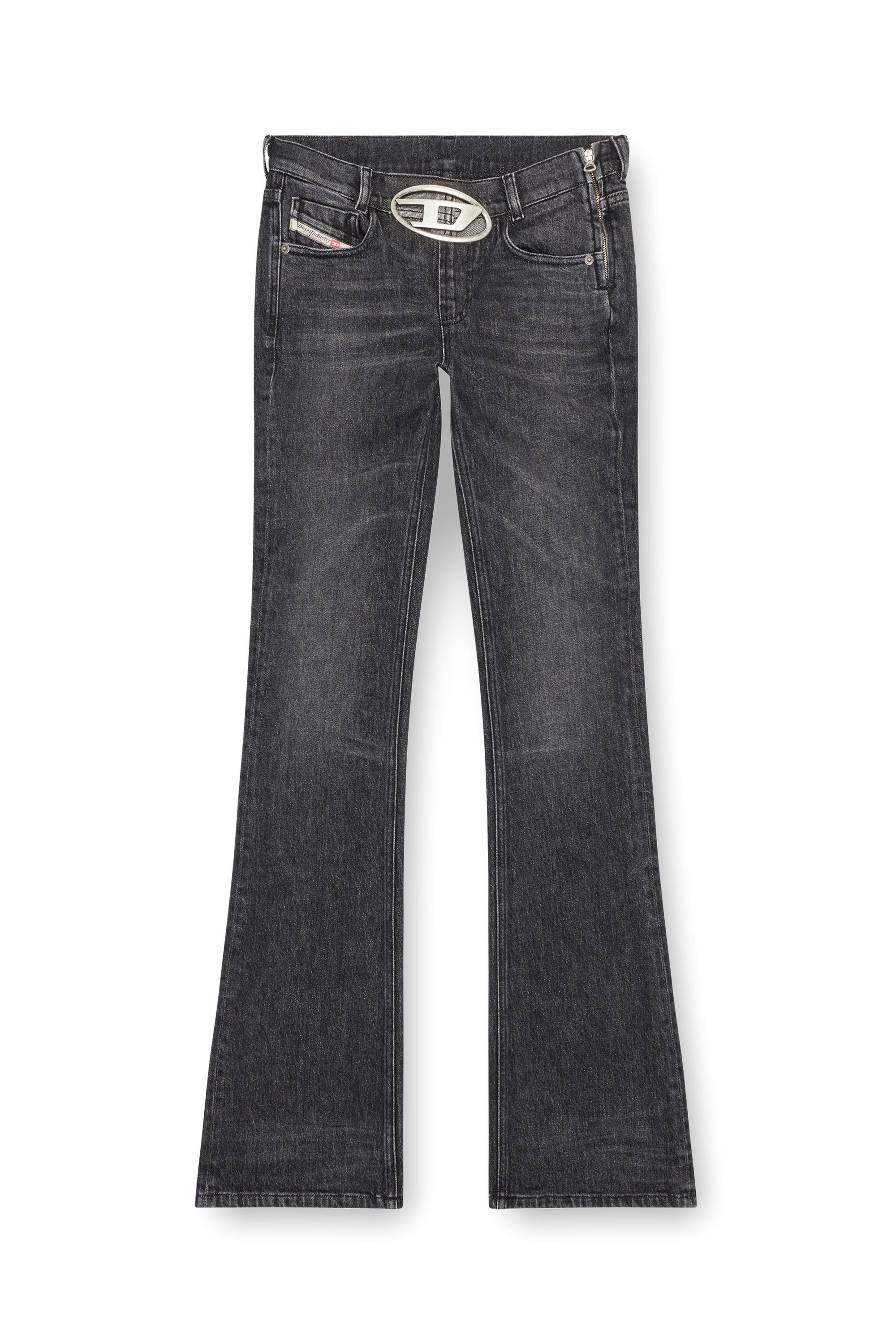Diesel - Female Bootcut and Flare Jeans 1969 D-Ebbey 0CKAH, Black/Dark Grey - Image 3