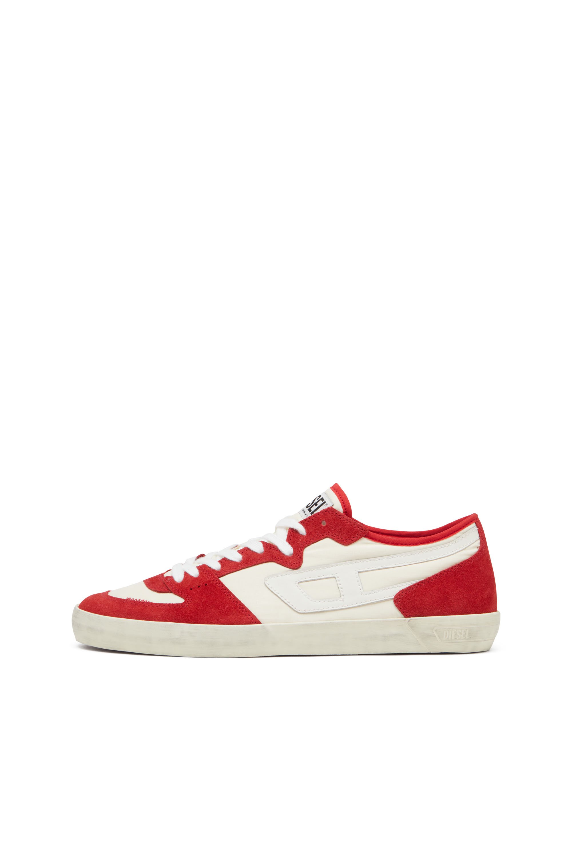 Diesel - S-LEROJI D-1 LOW, Sneakers en ripstop matelassé et cuir suédé Homme in Polychrome - 7