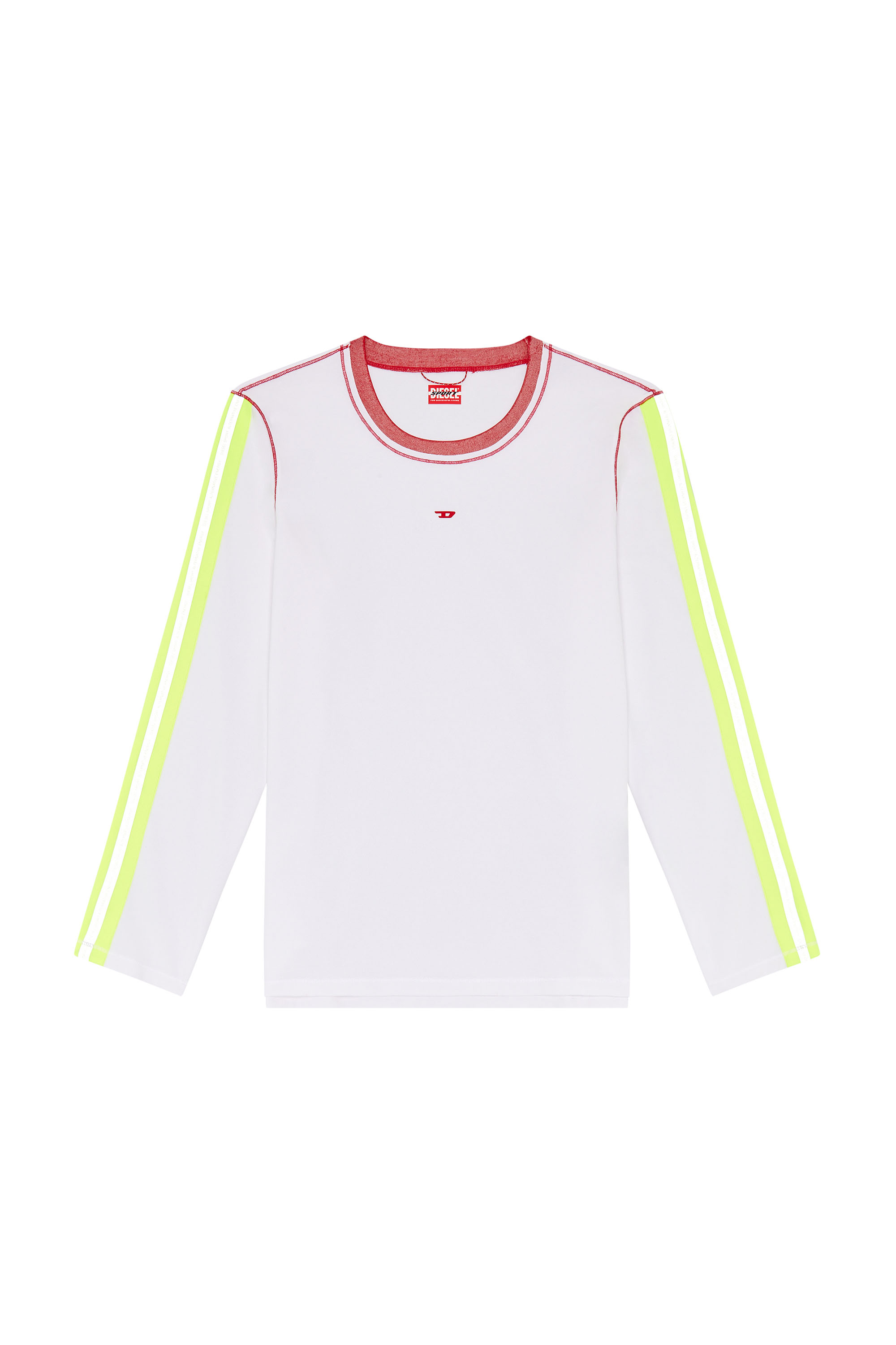 Diesel - AMTEE-JENSEN-HT17, Male Long-sleeve T-shirt with reflective bands in Multicolor - Image 4