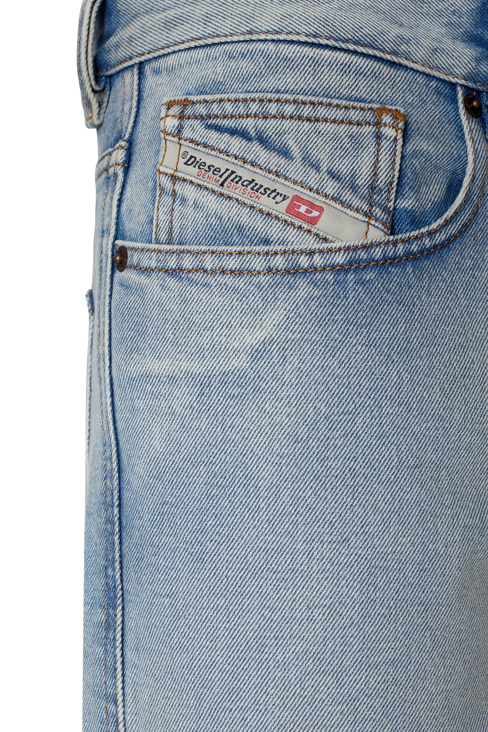 Diesel - 2010 09C14 Straight Jeans, Bleu Clair - Image 4