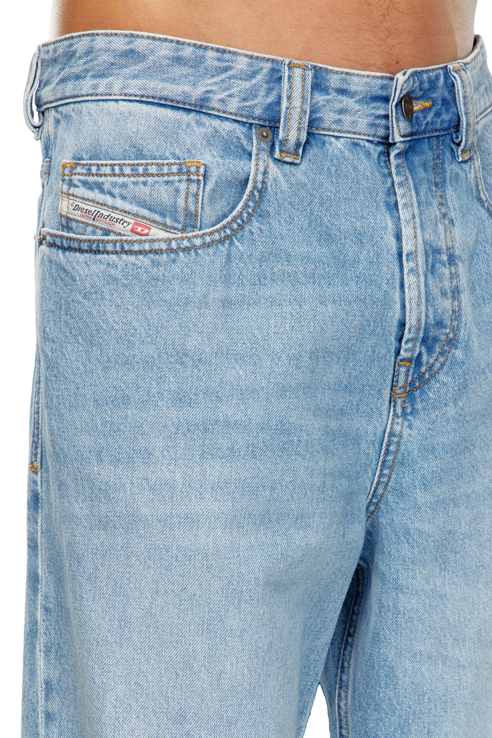 Diesel - Male's Straight Jeans 2001 D-Macro 09I29, Light Blue - 5