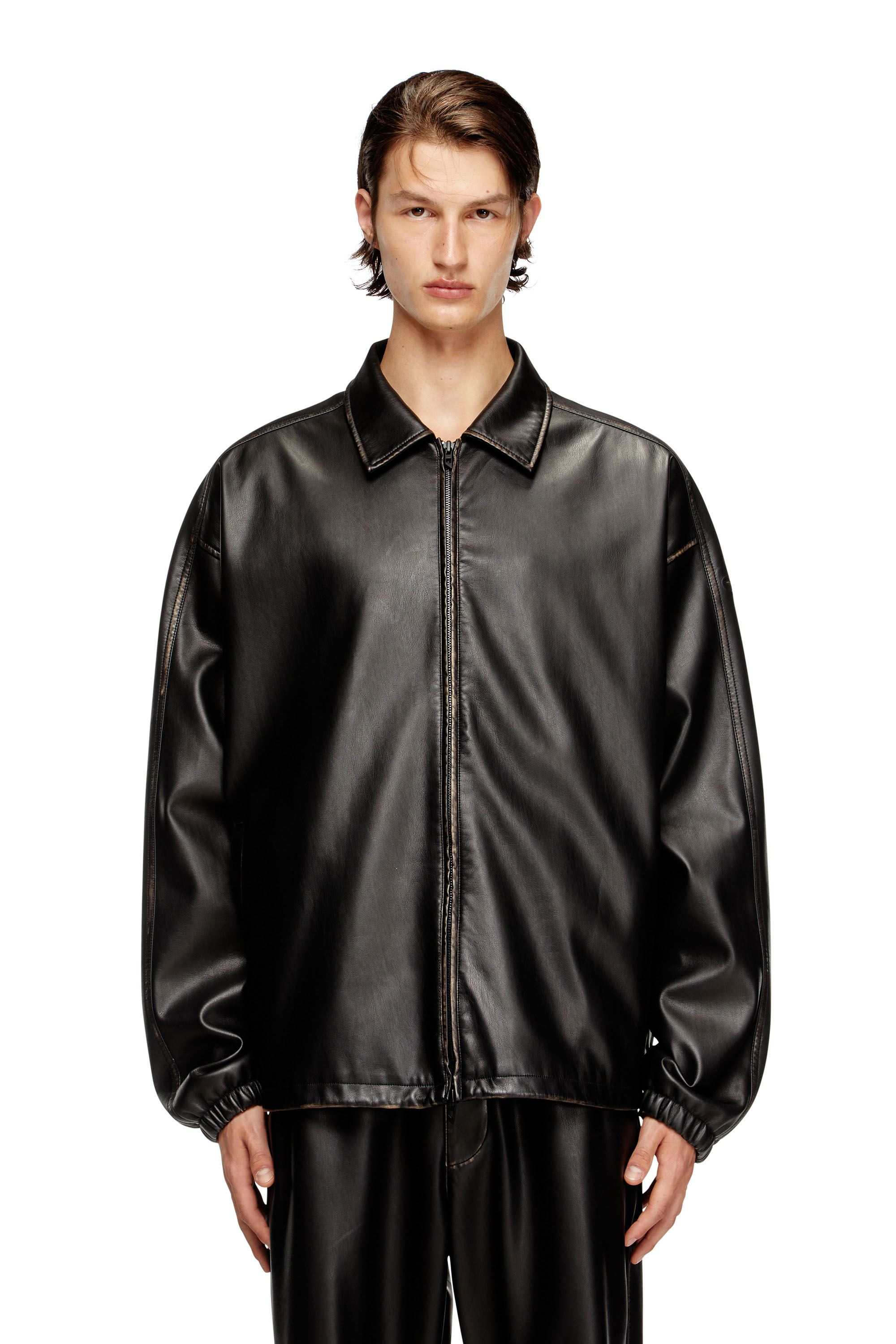 Diesel - J-AKE, Unisex's Jacket in treated technical fabric in null - 1