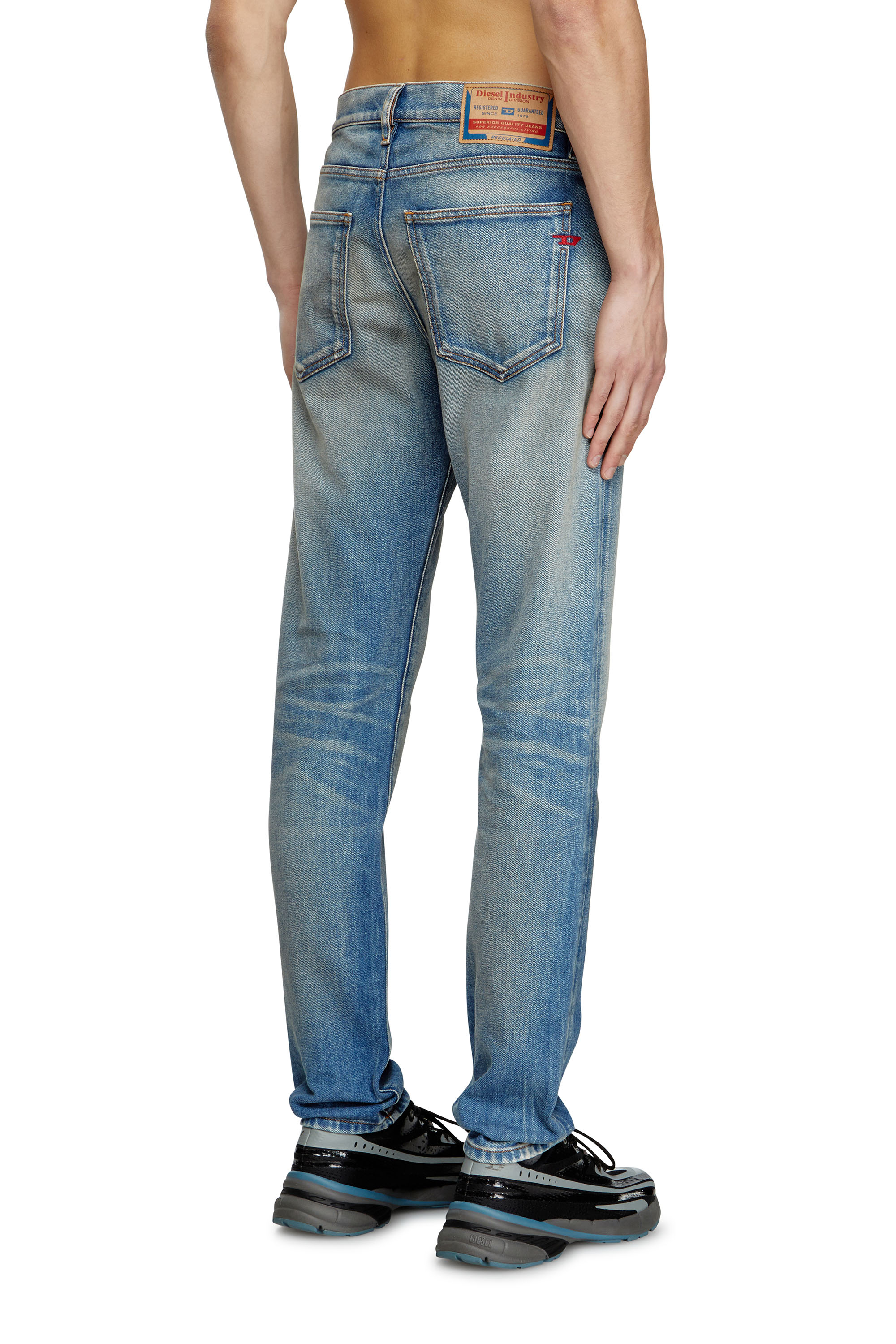 Diesel - Male's Slim Jeans 2019 D-Strukt 09L30, Medium Blue - 4